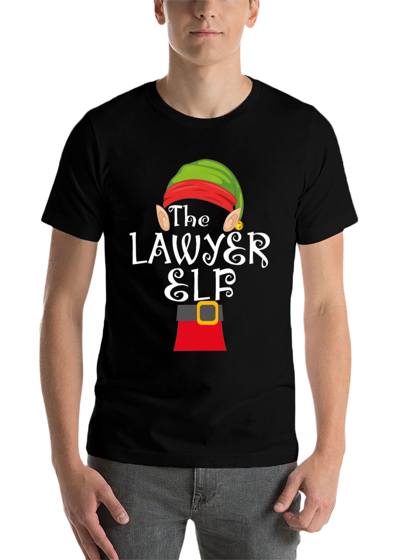 Lawyer Elf Christmas T-Shirt
