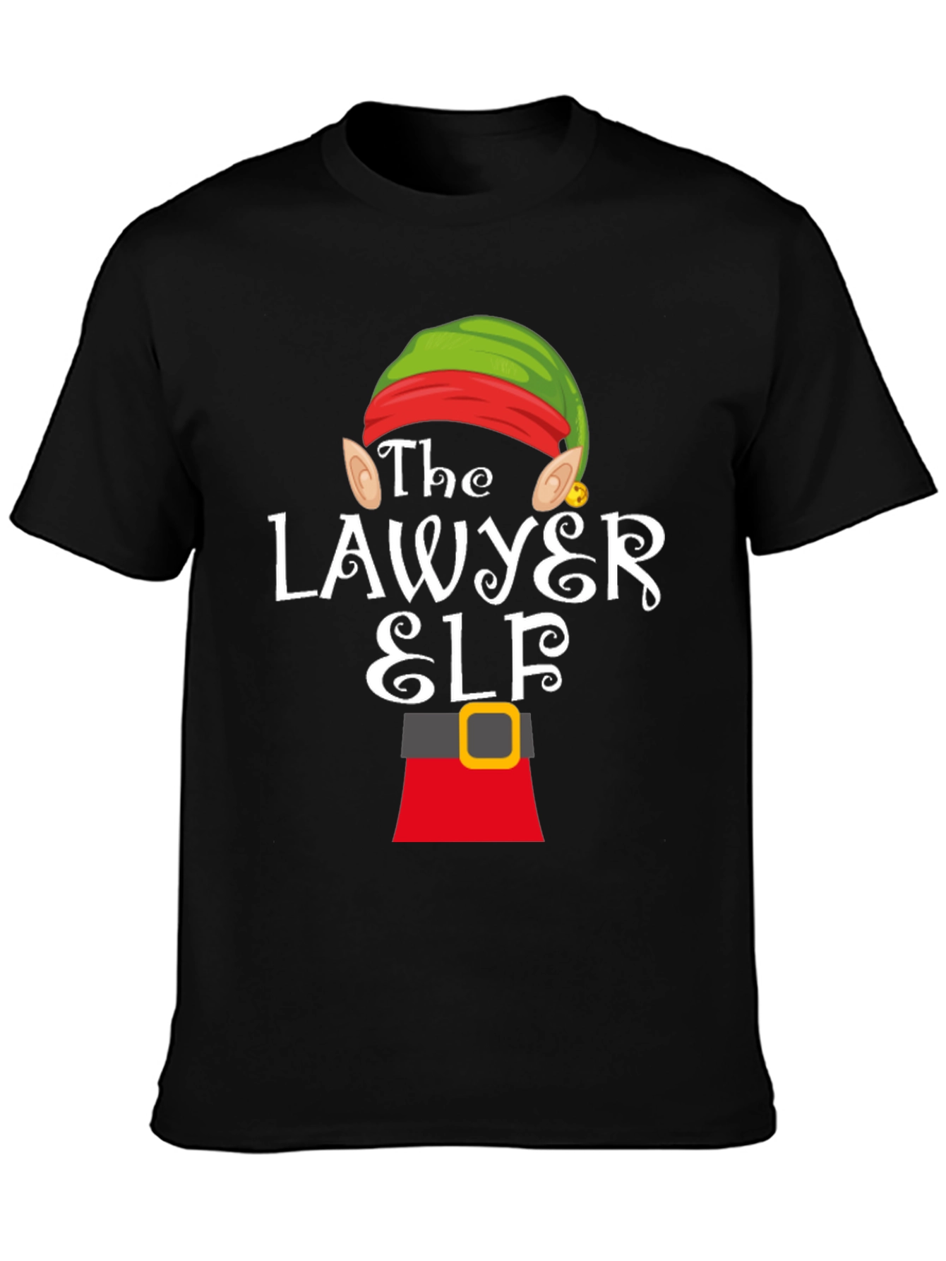 Lawyer Elf Christmas T-Shirt