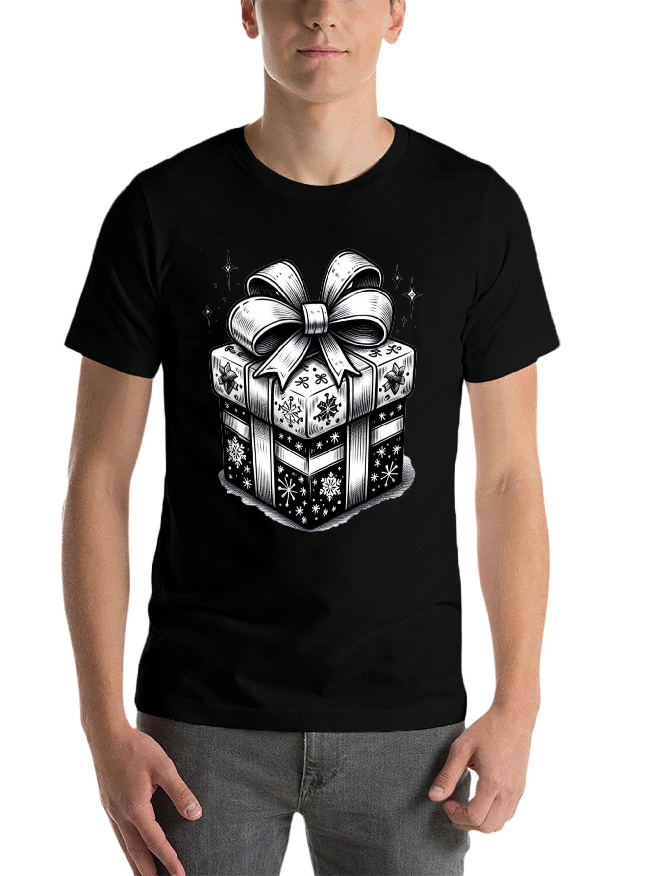 Festive Gift Box Graphic Tee