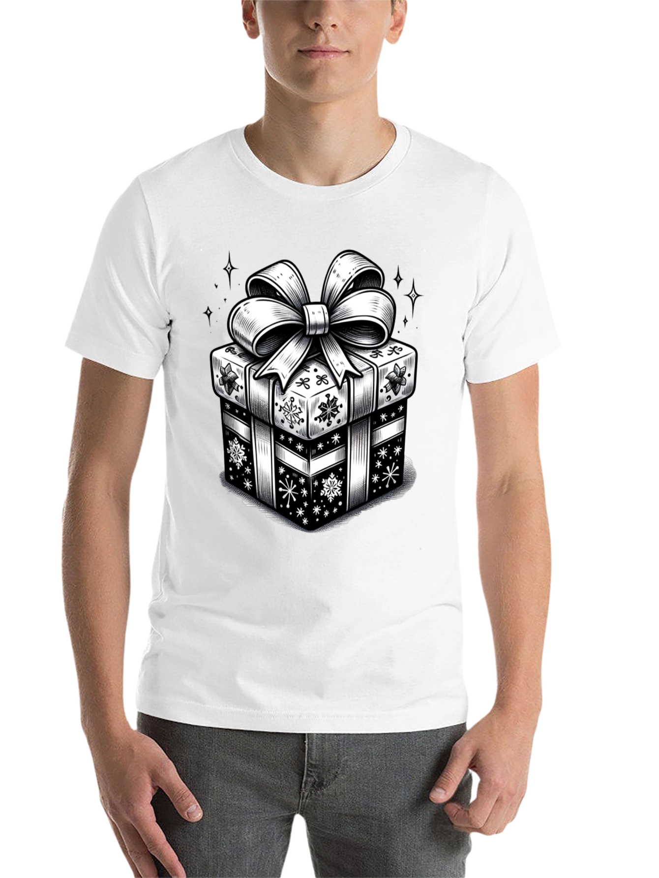 Festive Gift Box Graphic Tee