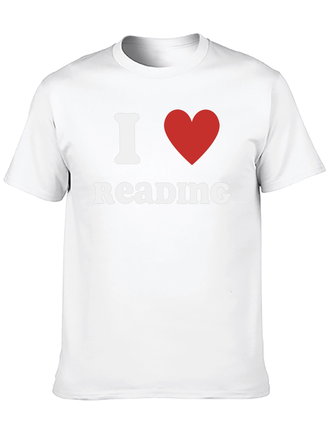 I Love Reading T-Shirt - Black Cotton Tee