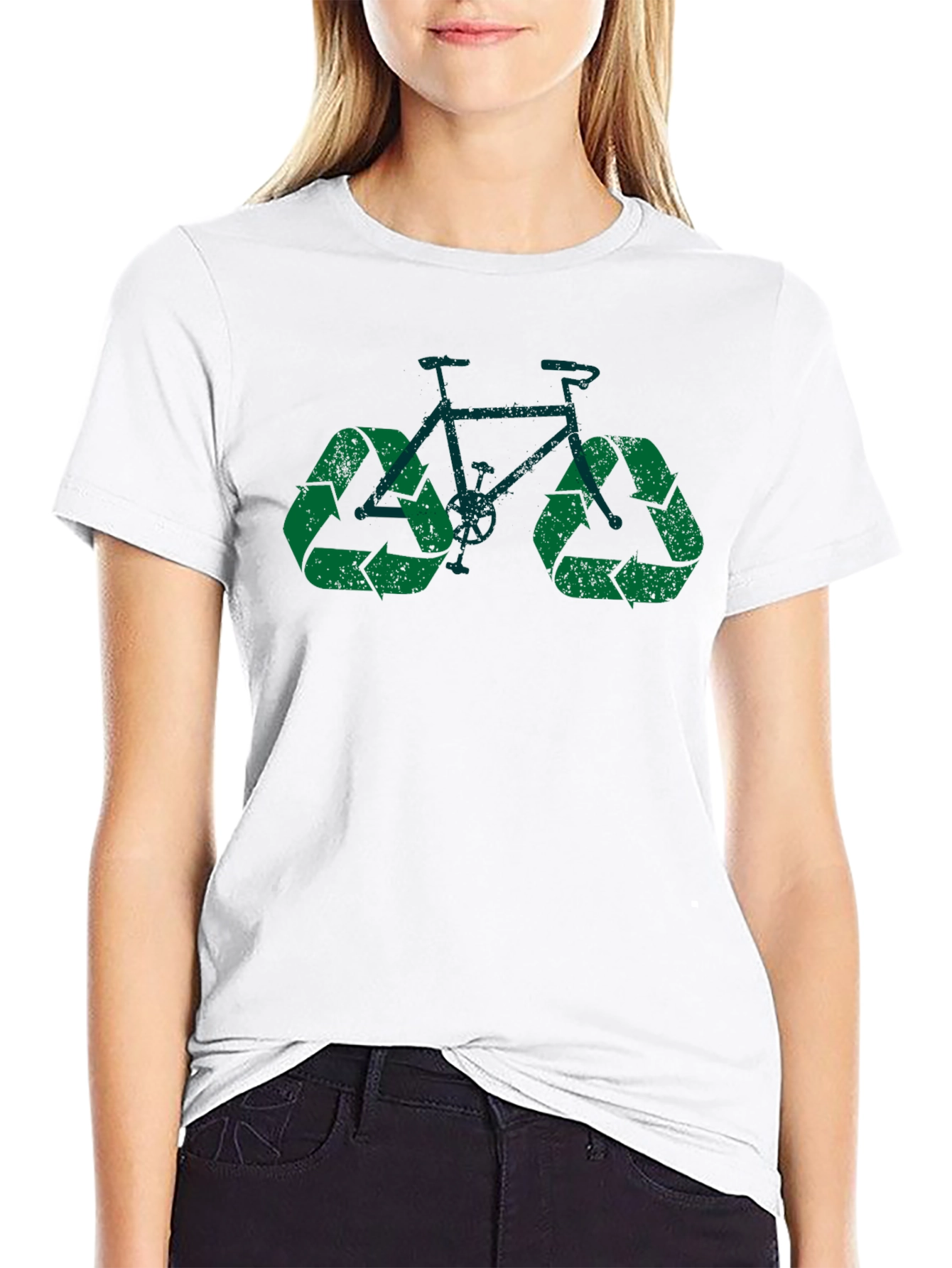 Eco-Friendly Recycle Bicycle T-Shirt