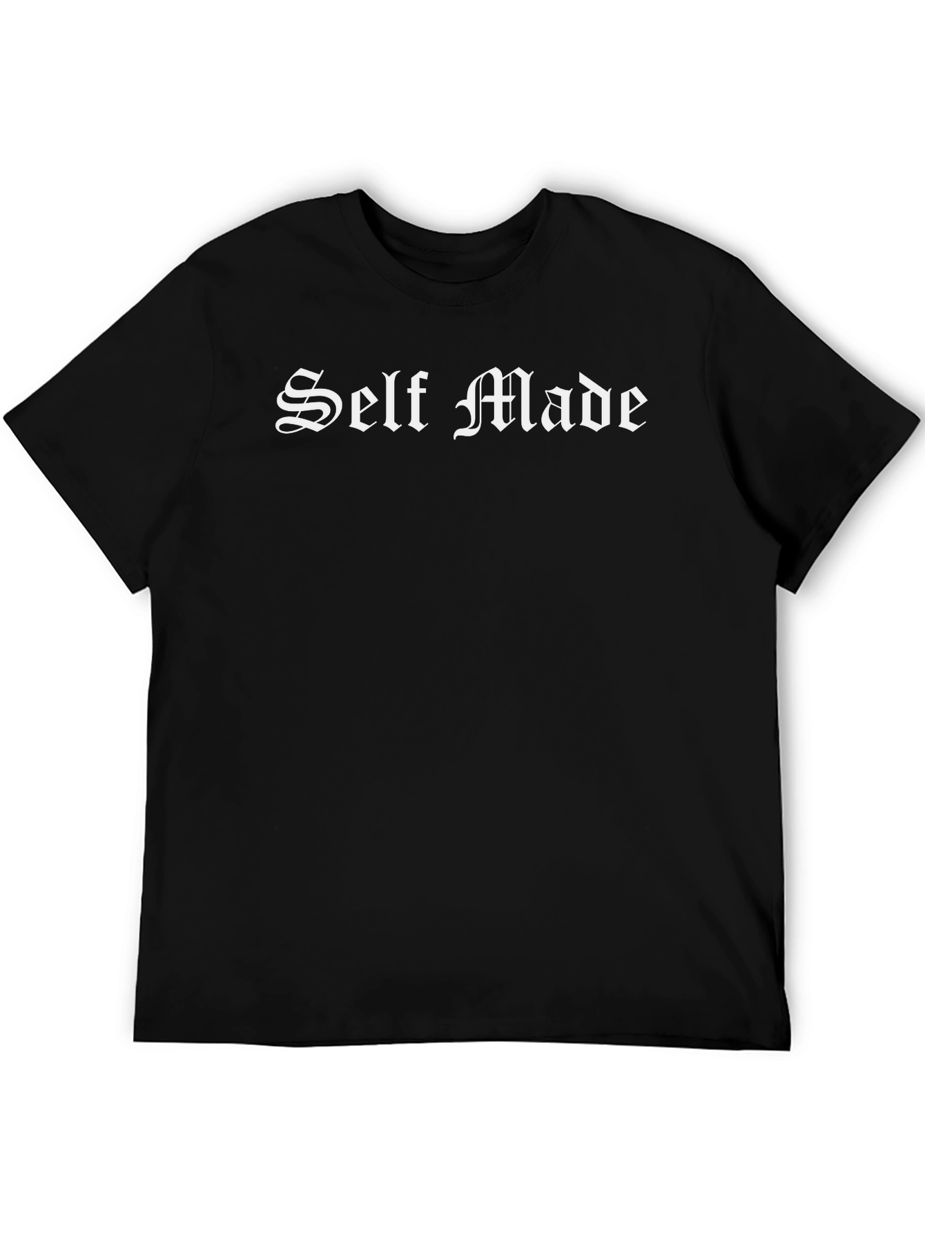 Self Made Black T-Shirt
