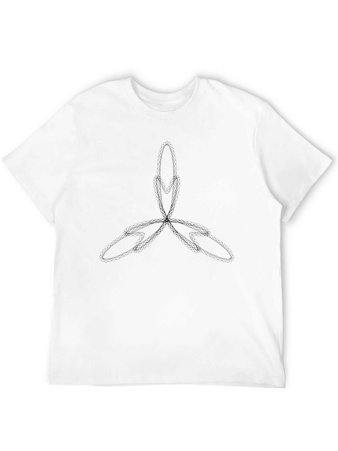 Mens Black Short Sleeve Graphic Tee