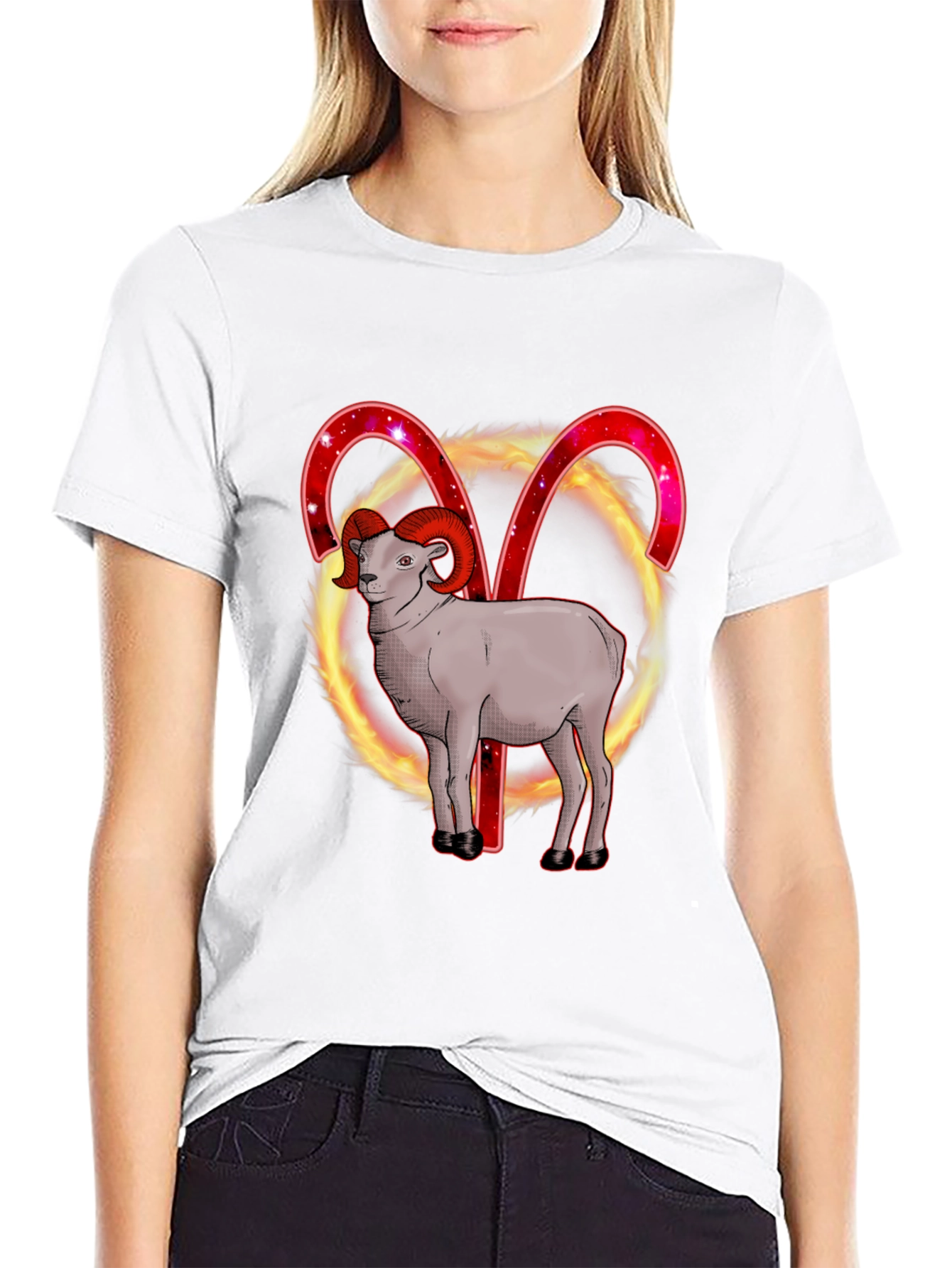 Aries Zodiac Graphic T-Shirt