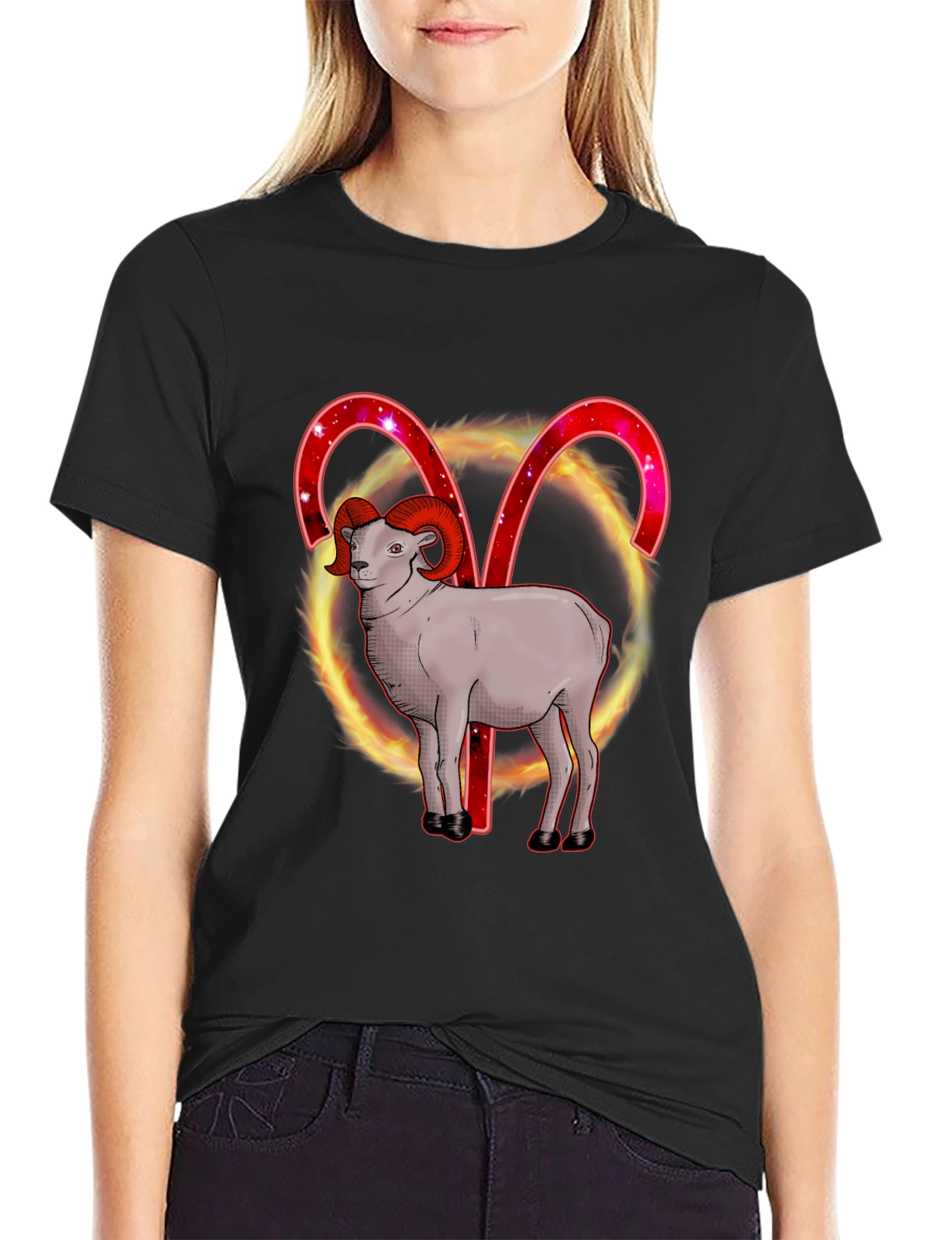 Aries Zodiac Graphic T-Shirt