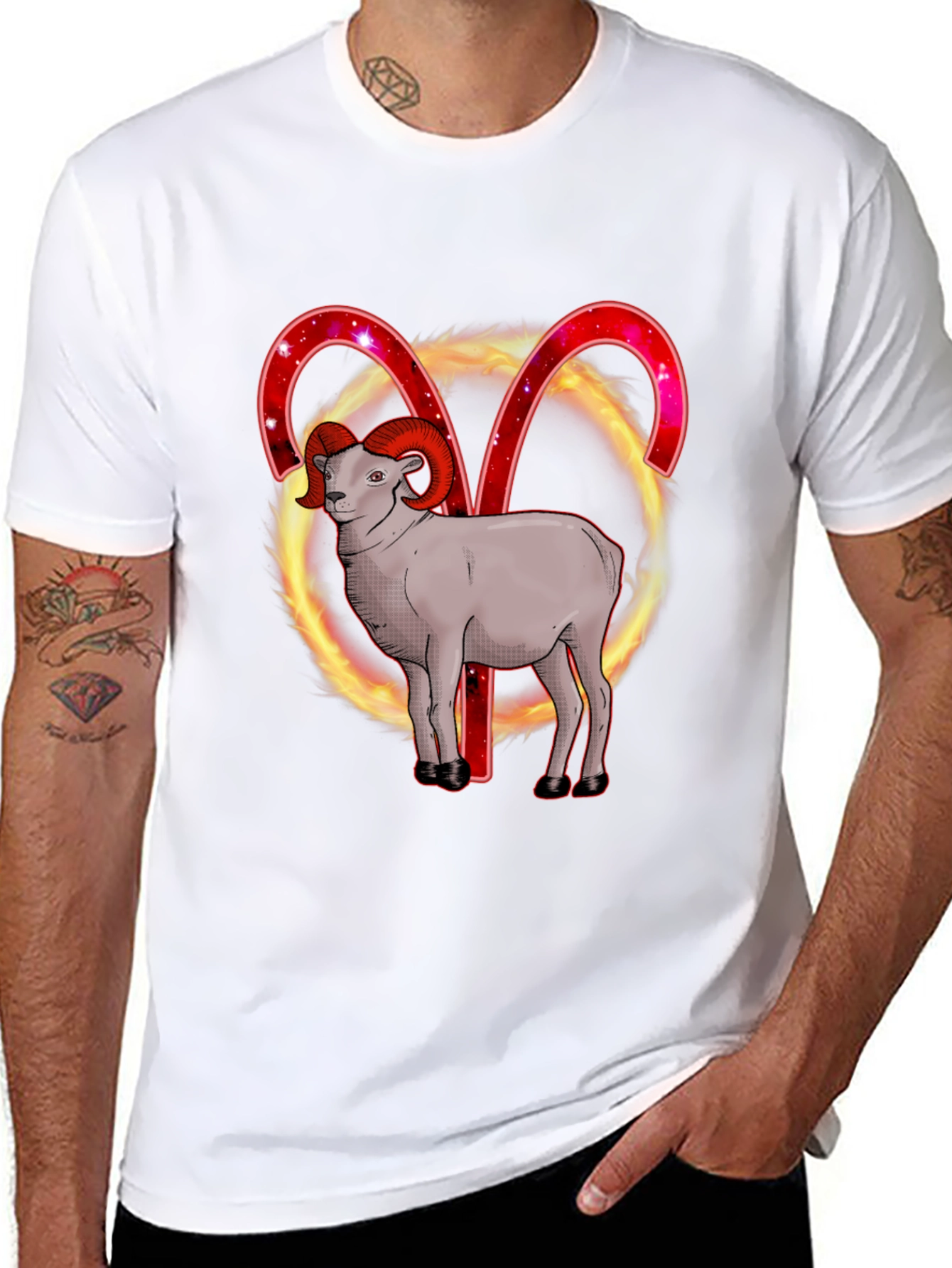Aries Zodiac Graphic T-Shirt