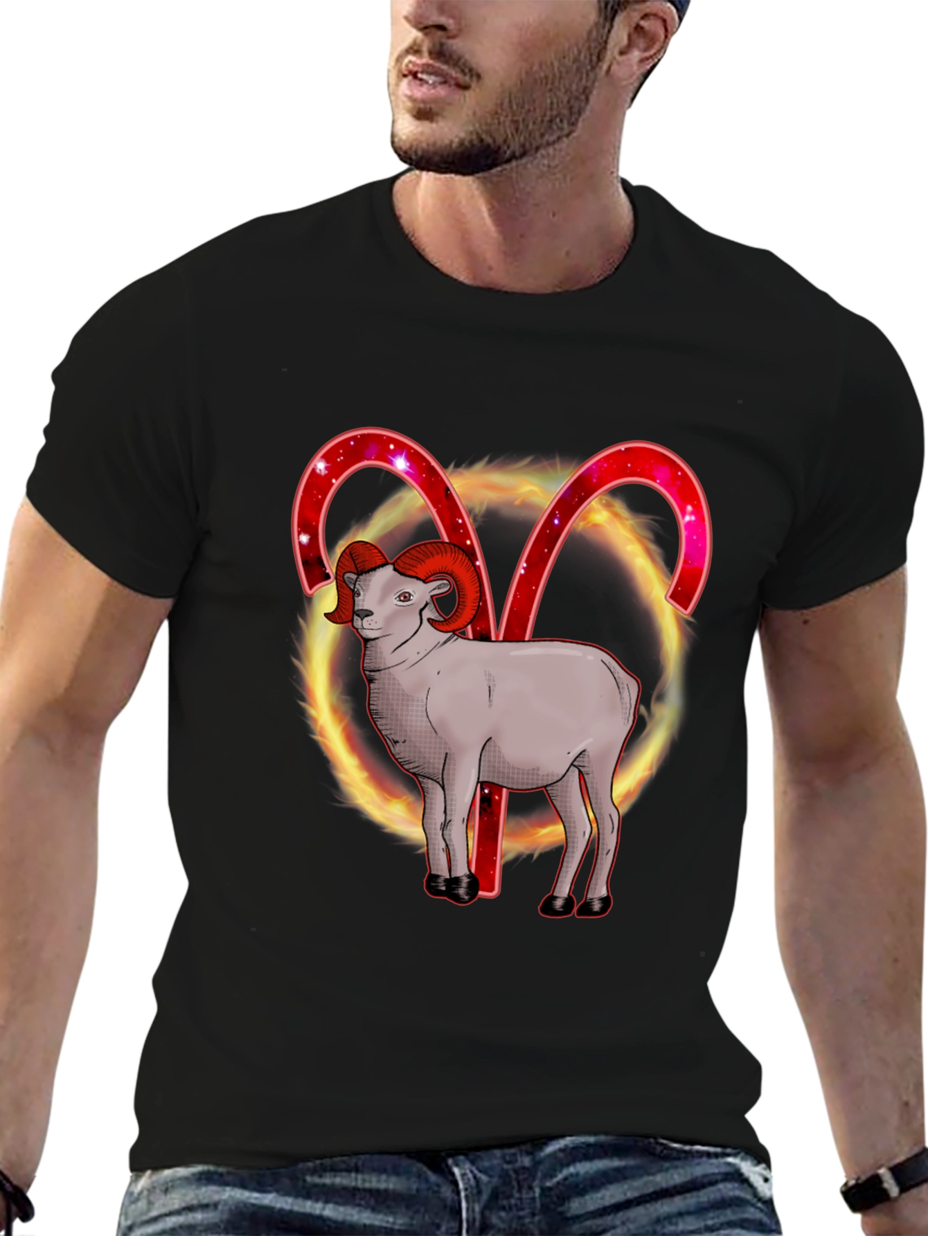 Aries Zodiac Graphic T-Shirt