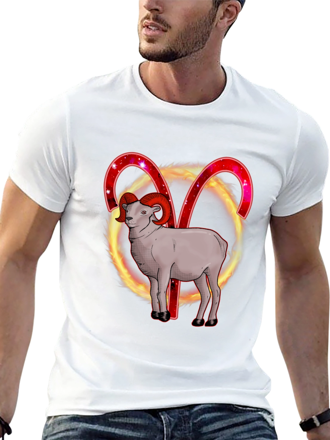 Aries Zodiac Graphic T-Shirt
