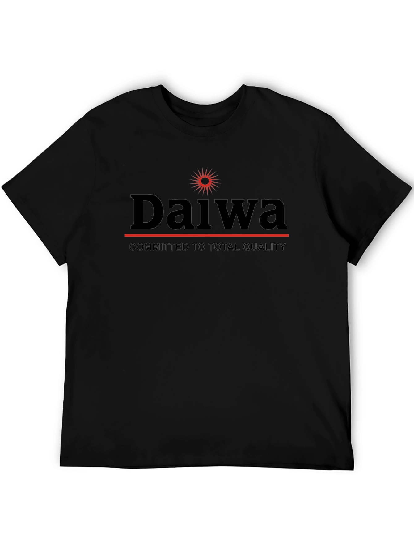 Daiwa Committed T-Shirt - Total Quality Black Tee