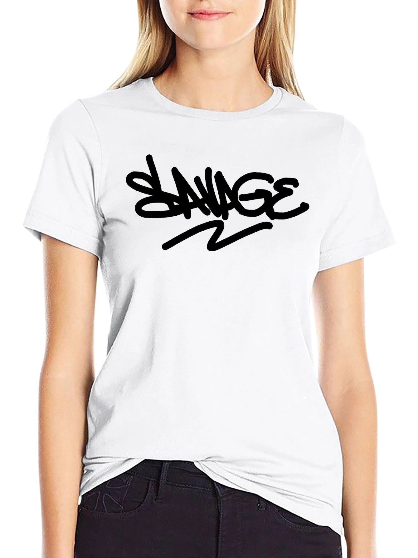 Black SAVAGE Graphic Tee