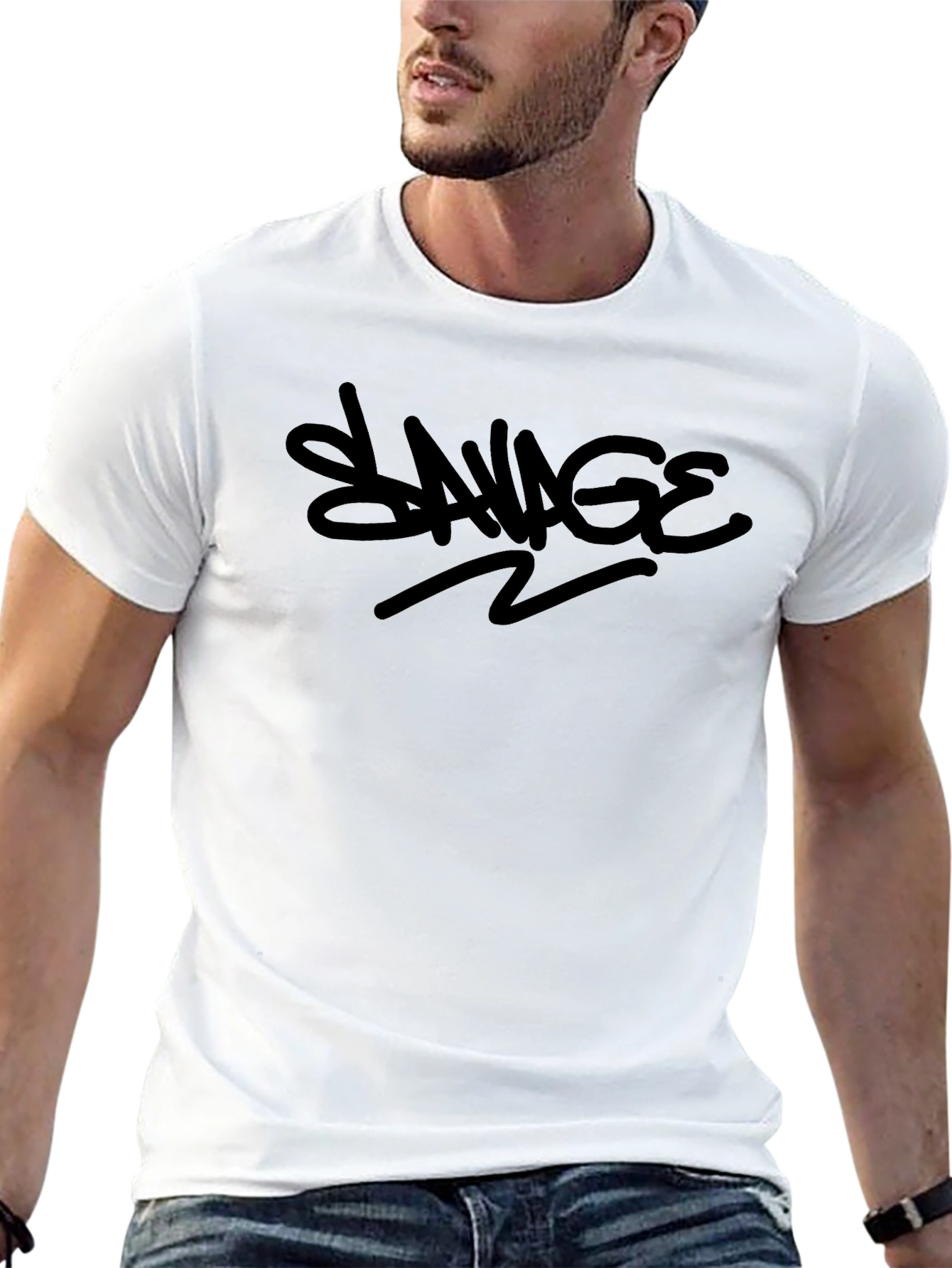 Black SAVAGE Graphic Tee