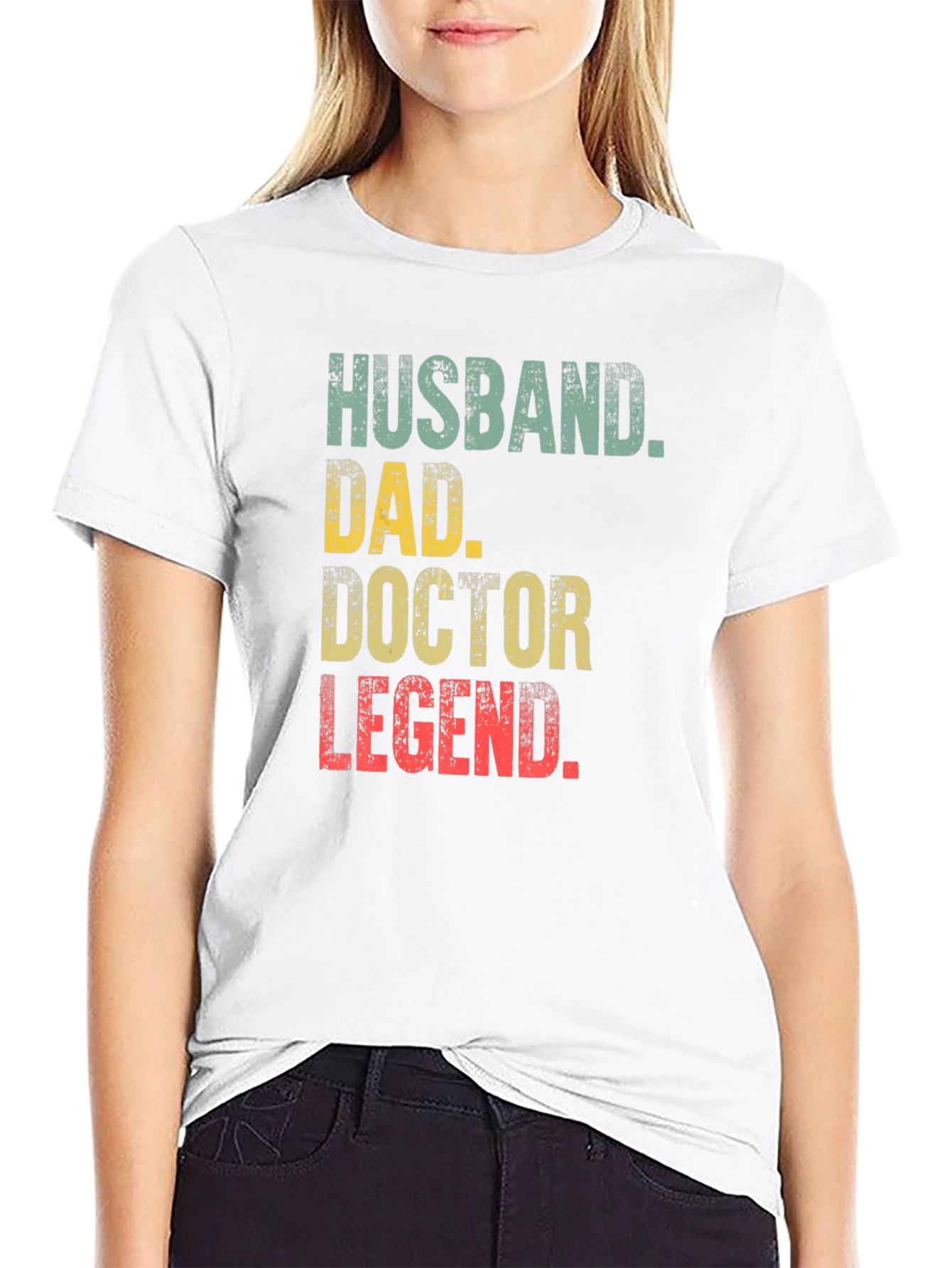 Husband Dad Doctor Legend Mens Graphic Tee