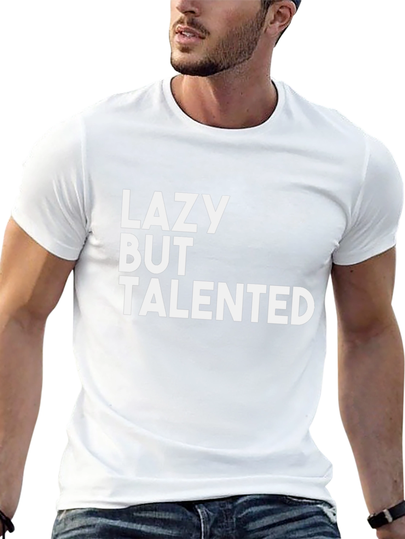 Lazy But Talented Black T-Shirt
