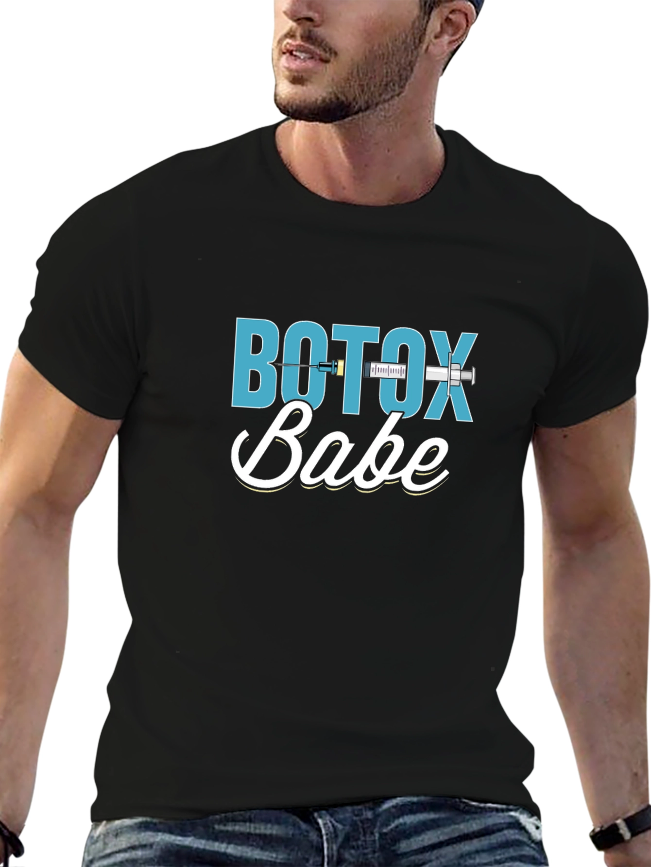 Botox Babe Graphic T-Shirt - Black
