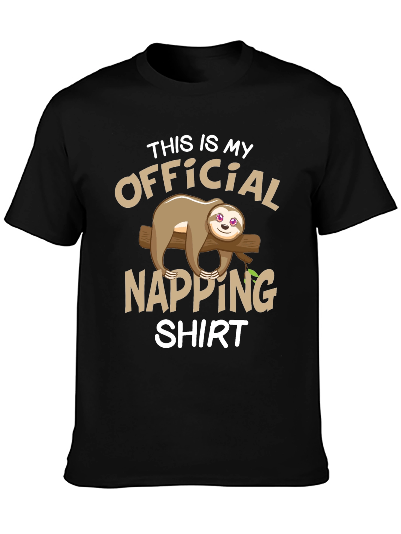 Official Napping Shirt - Sloth Graphic Tee