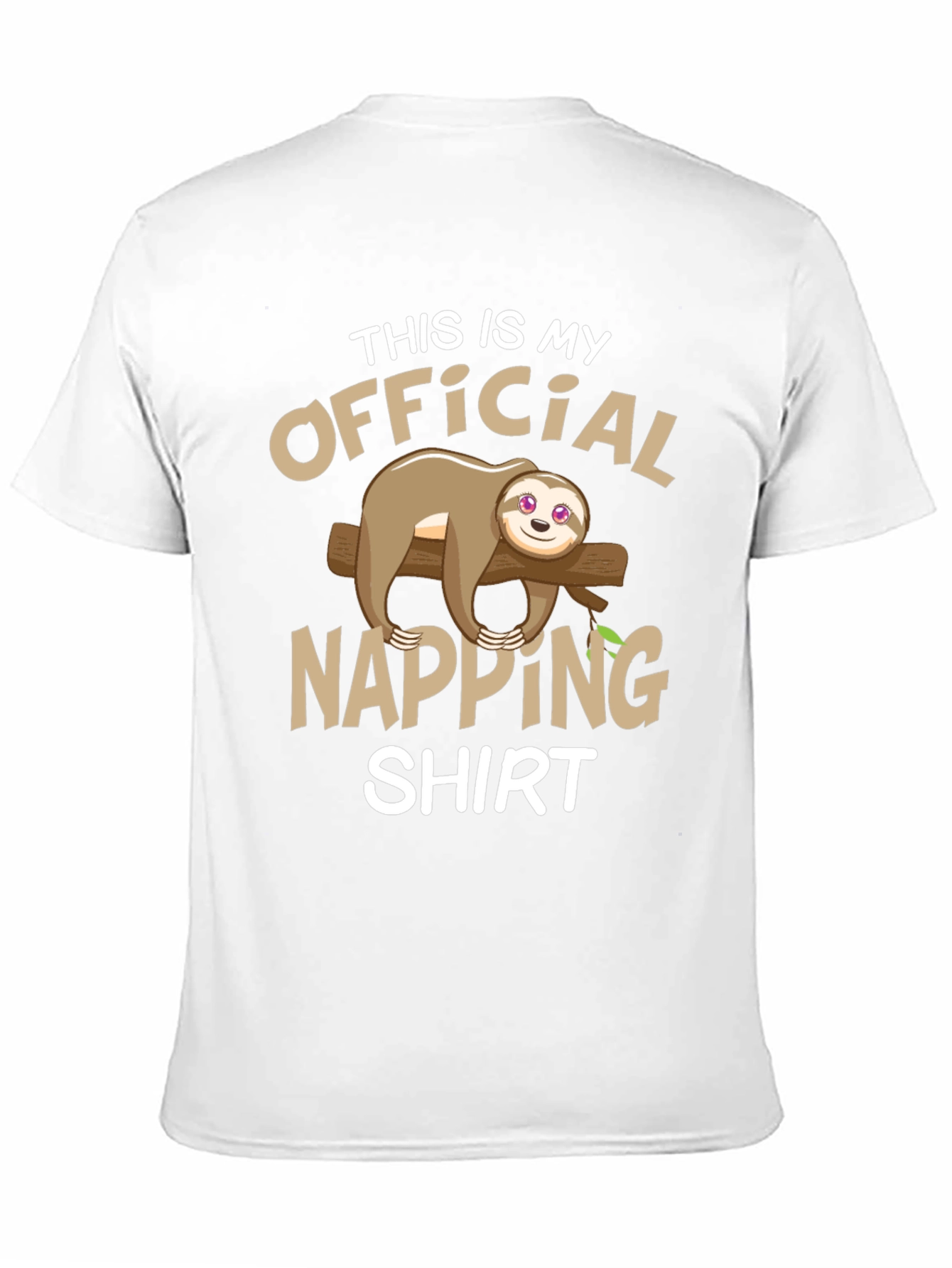 Official Napping Shirt - Sloth Graphic Tee