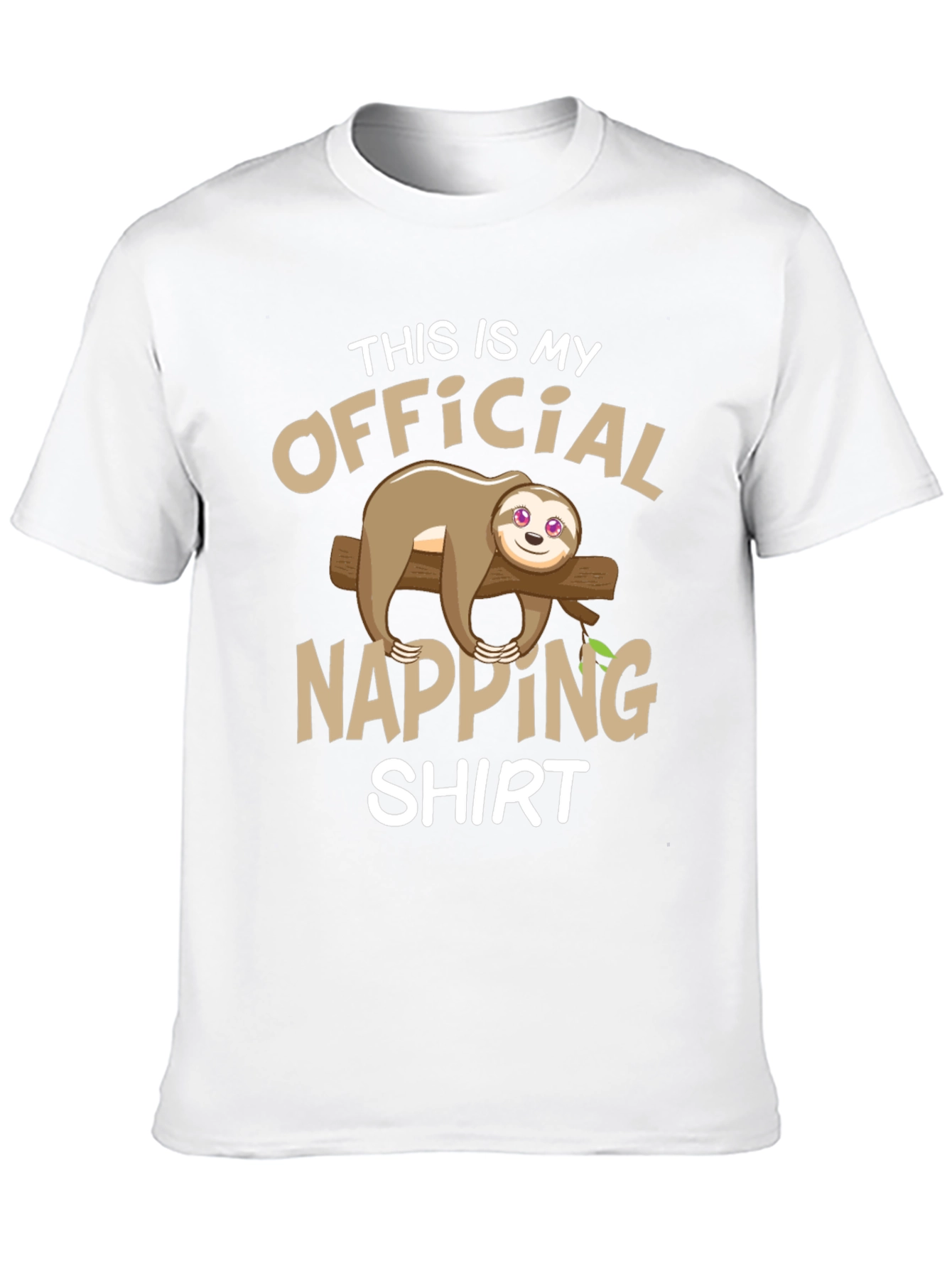 Official Napping Shirt - Sloth Graphic Tee