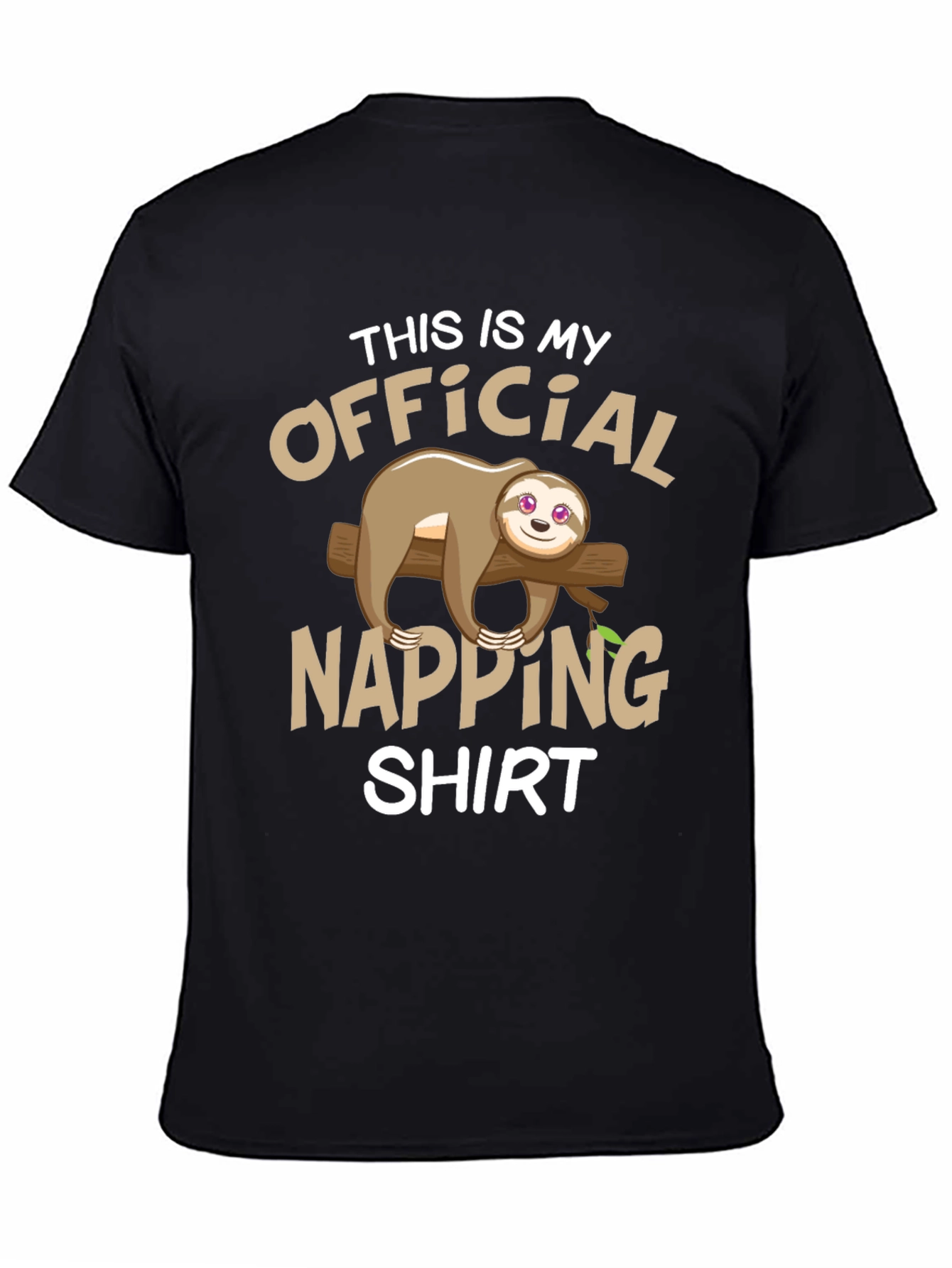 Official Napping Shirt - Sloth Graphic Tee