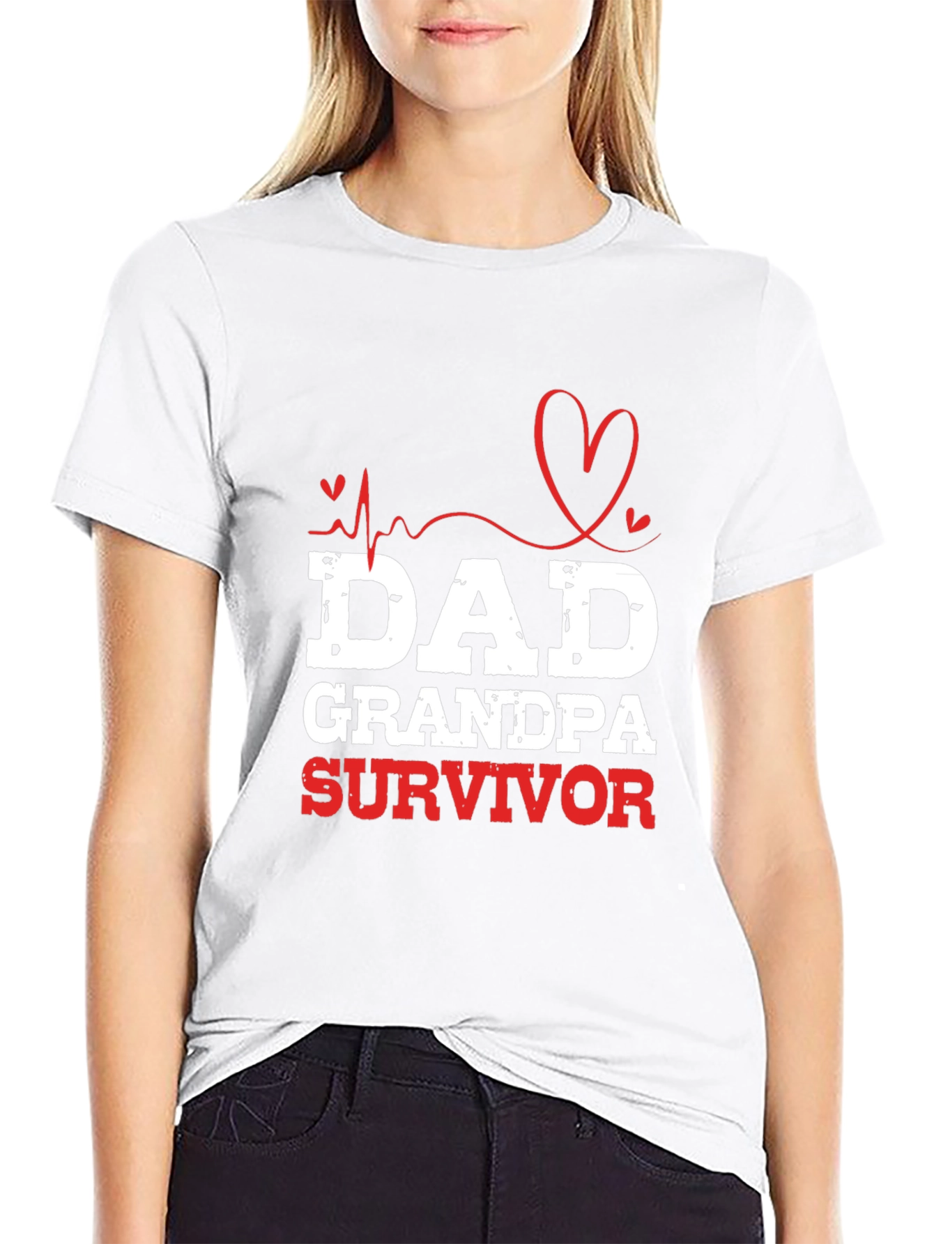 Dad Grandpa Survivor Graphic Tee