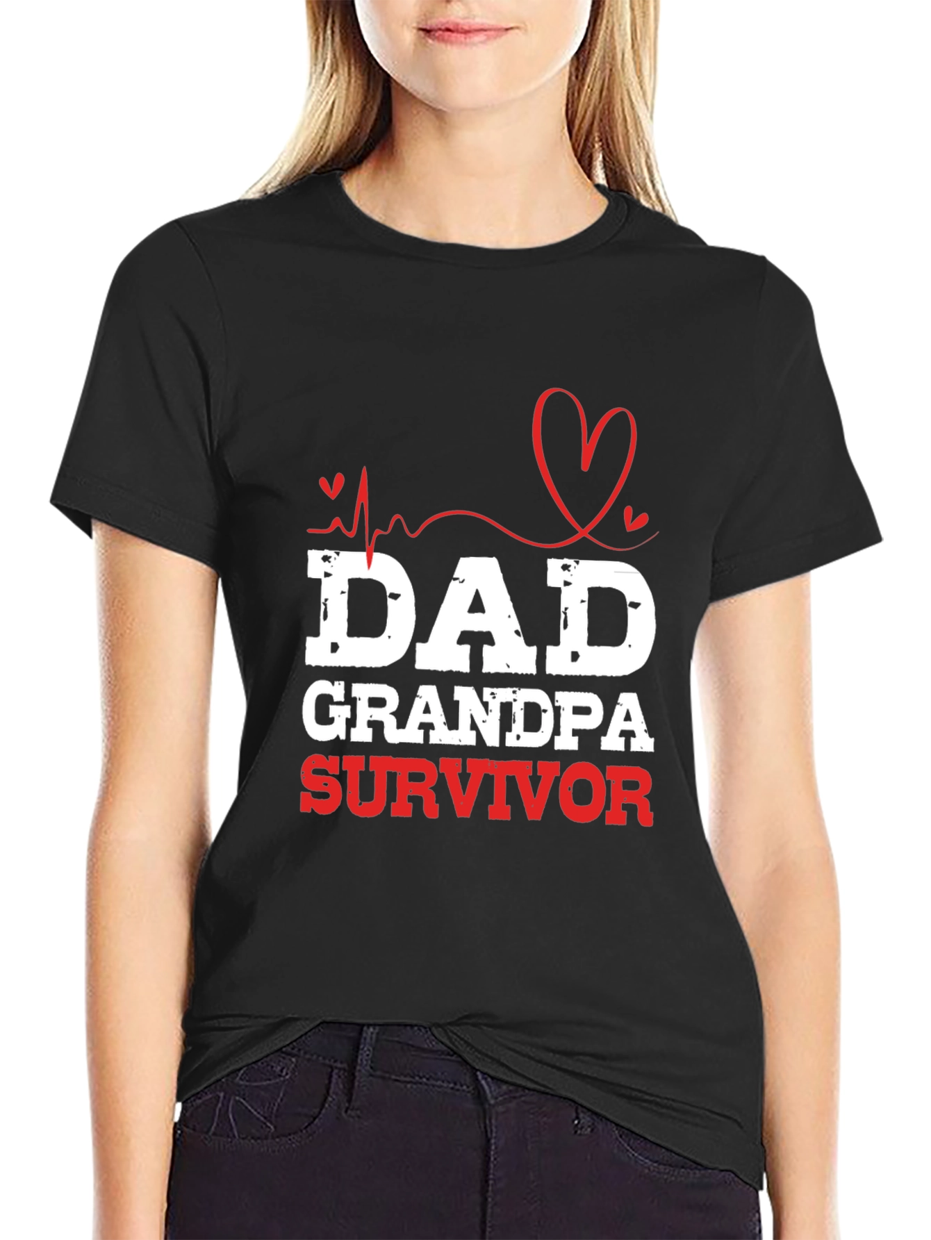 Dad Grandpa Survivor Graphic Tee