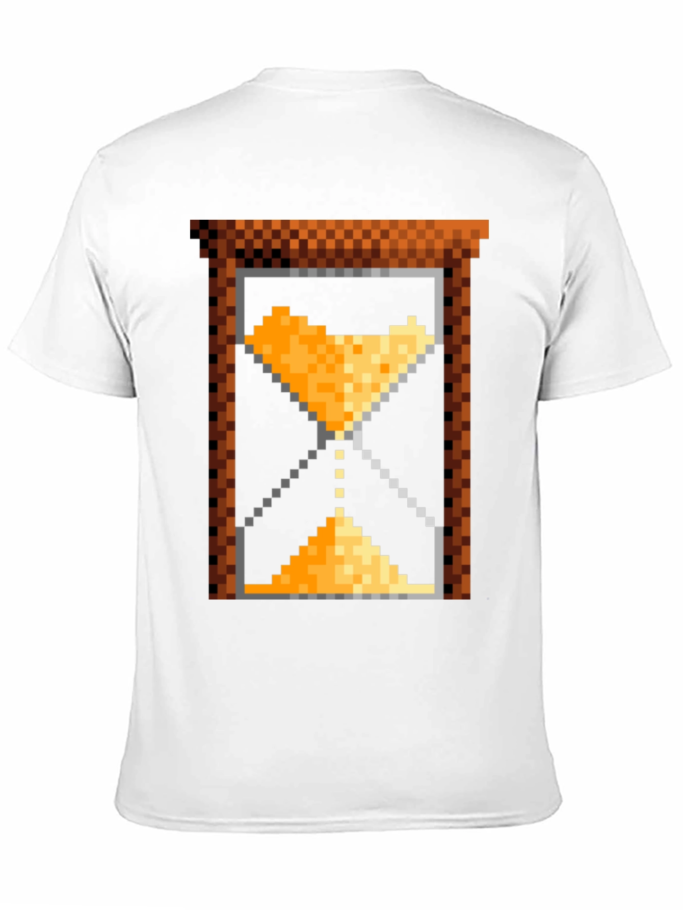 Pixel Art Hourglass T-Shirt - Retro Gaming Style