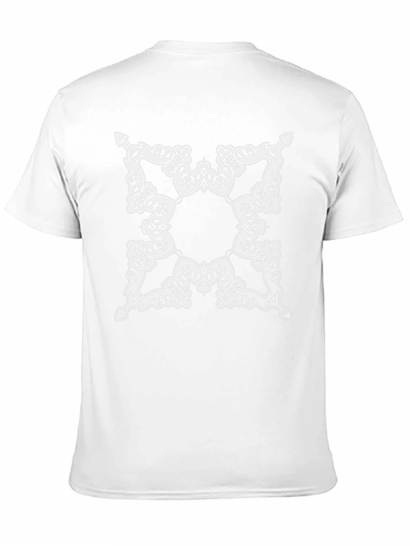 Ornate Arrow Design Black T-Shirt