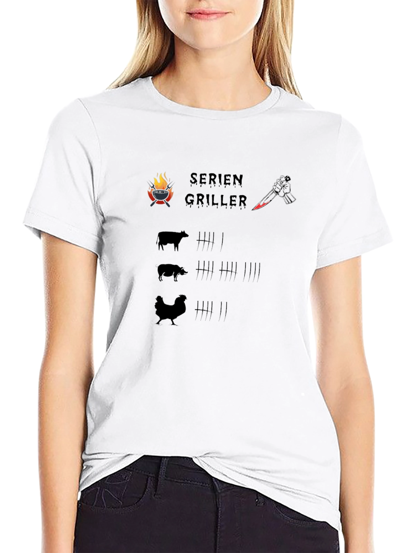 Series Griller T-Shirt - BBQ Funny Joke