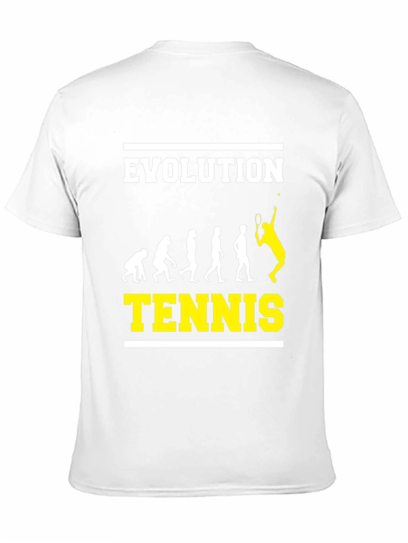 Evolution of Tennis Black Graphic Tee