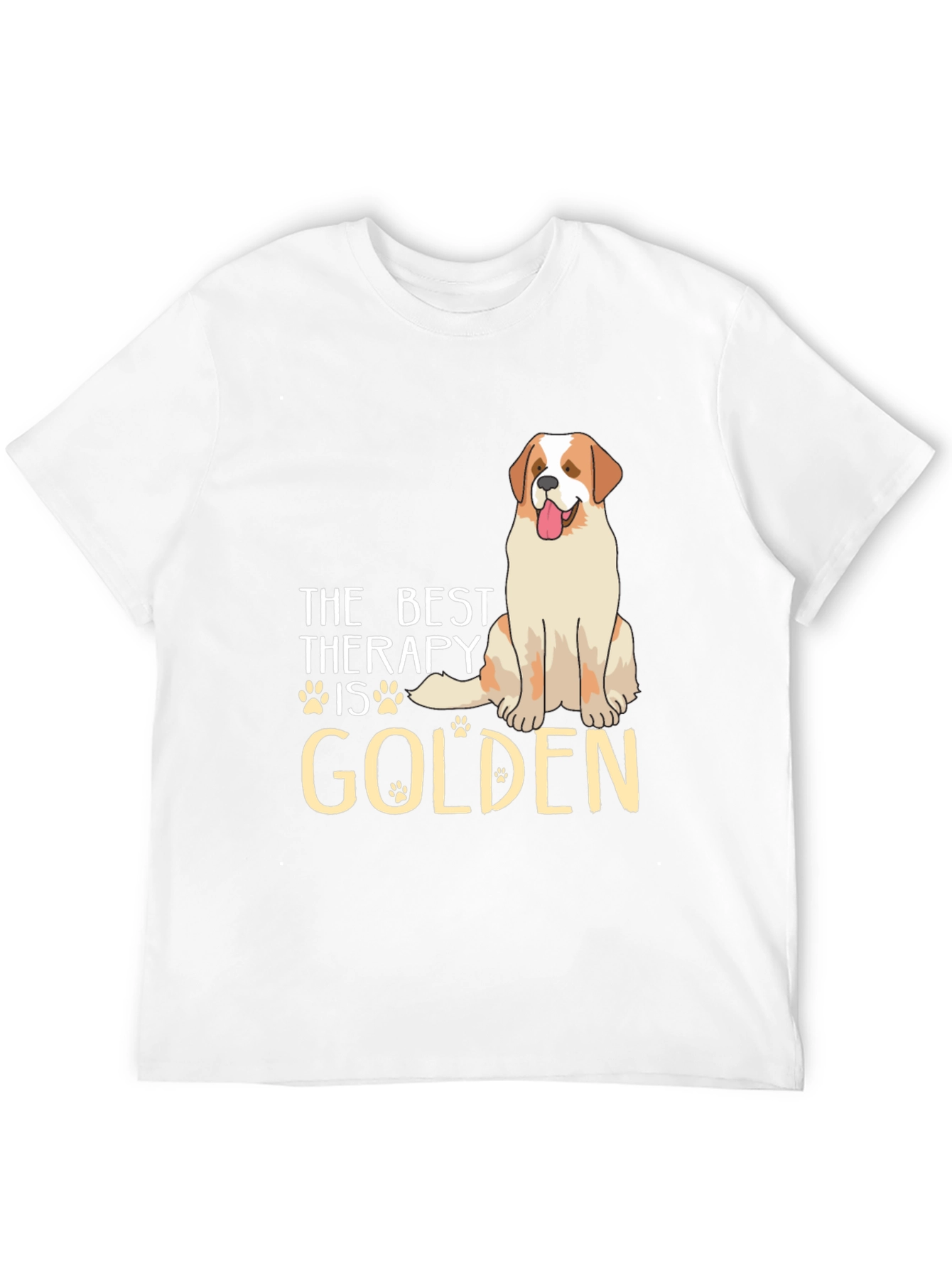 Golden Therapy T-Shirt - Dog Lover Apparel