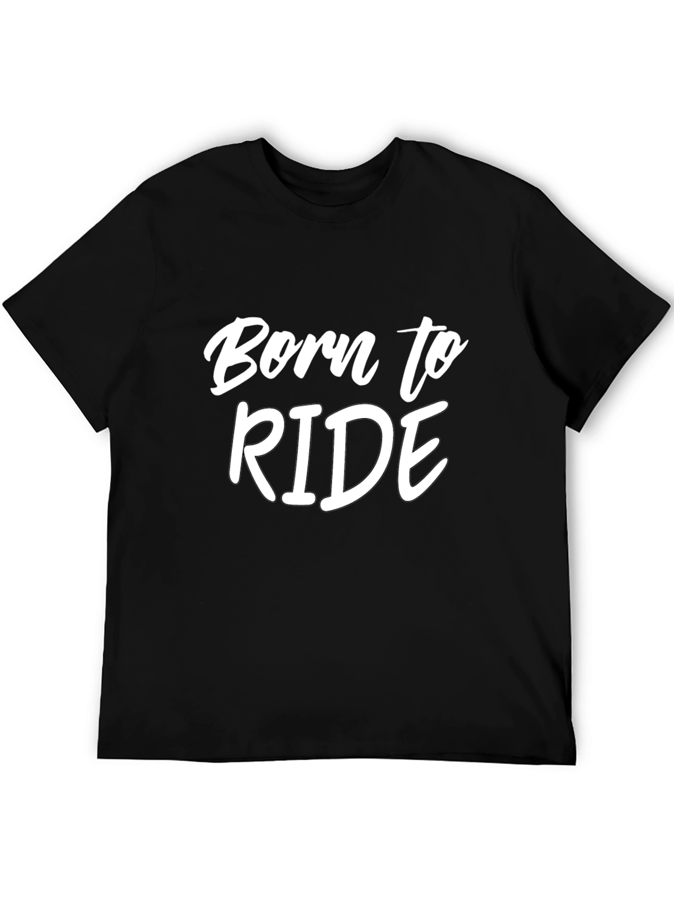 Born to Ride T-Shirt - Black Cotton Tee