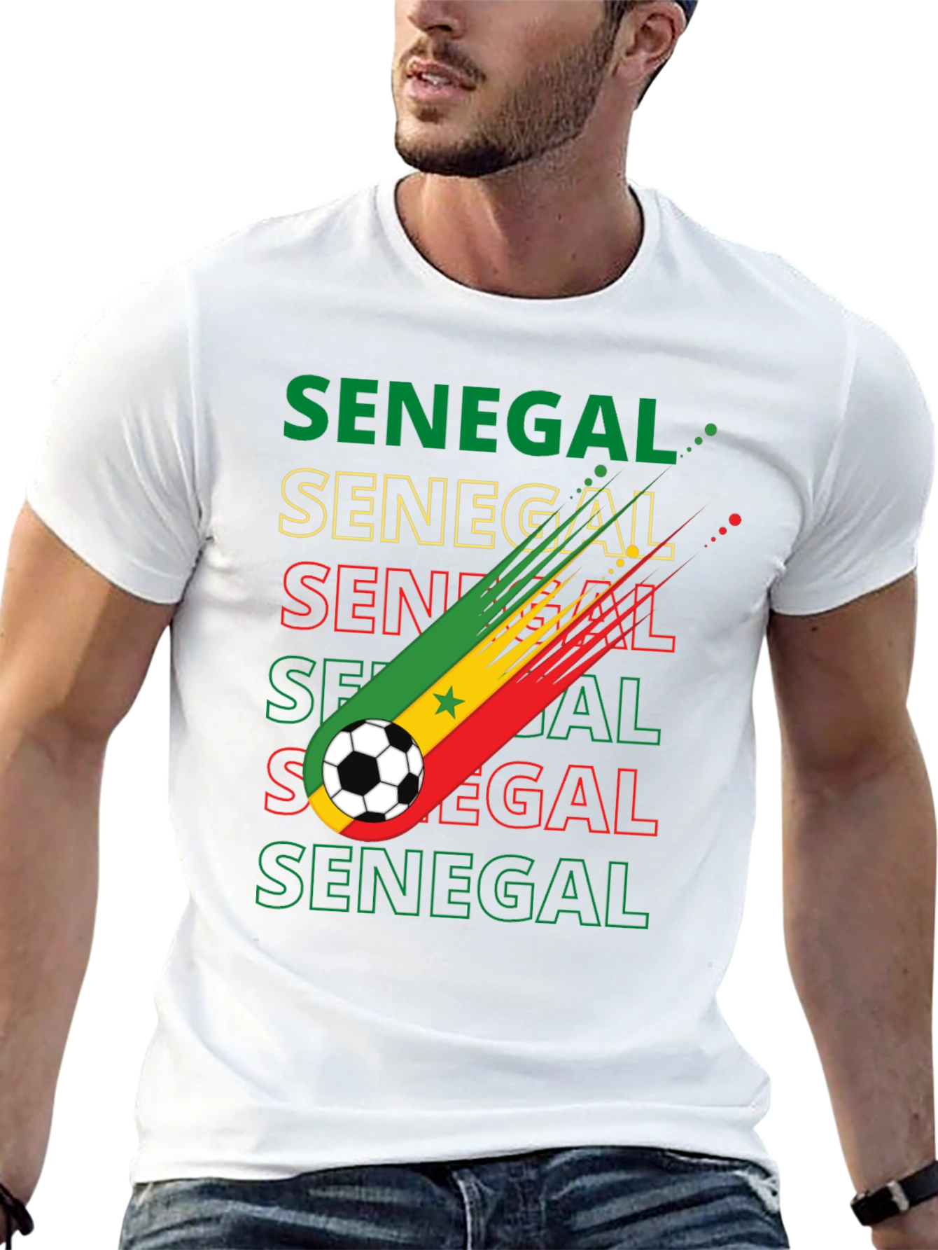 Senegal Soccer T-Shirt - Football Fan Apparel