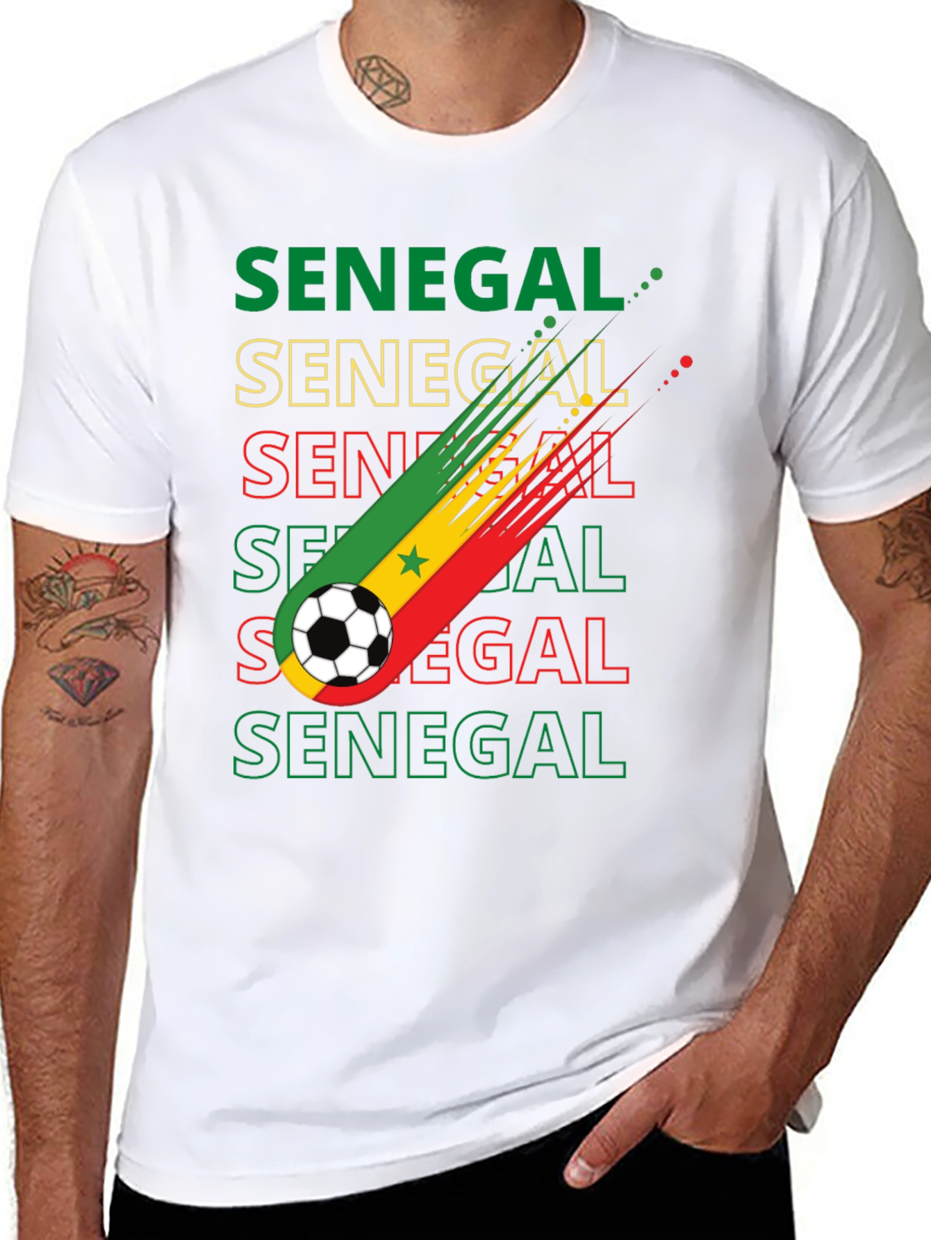 Senegal Soccer T-Shirt - Football Fan Apparel