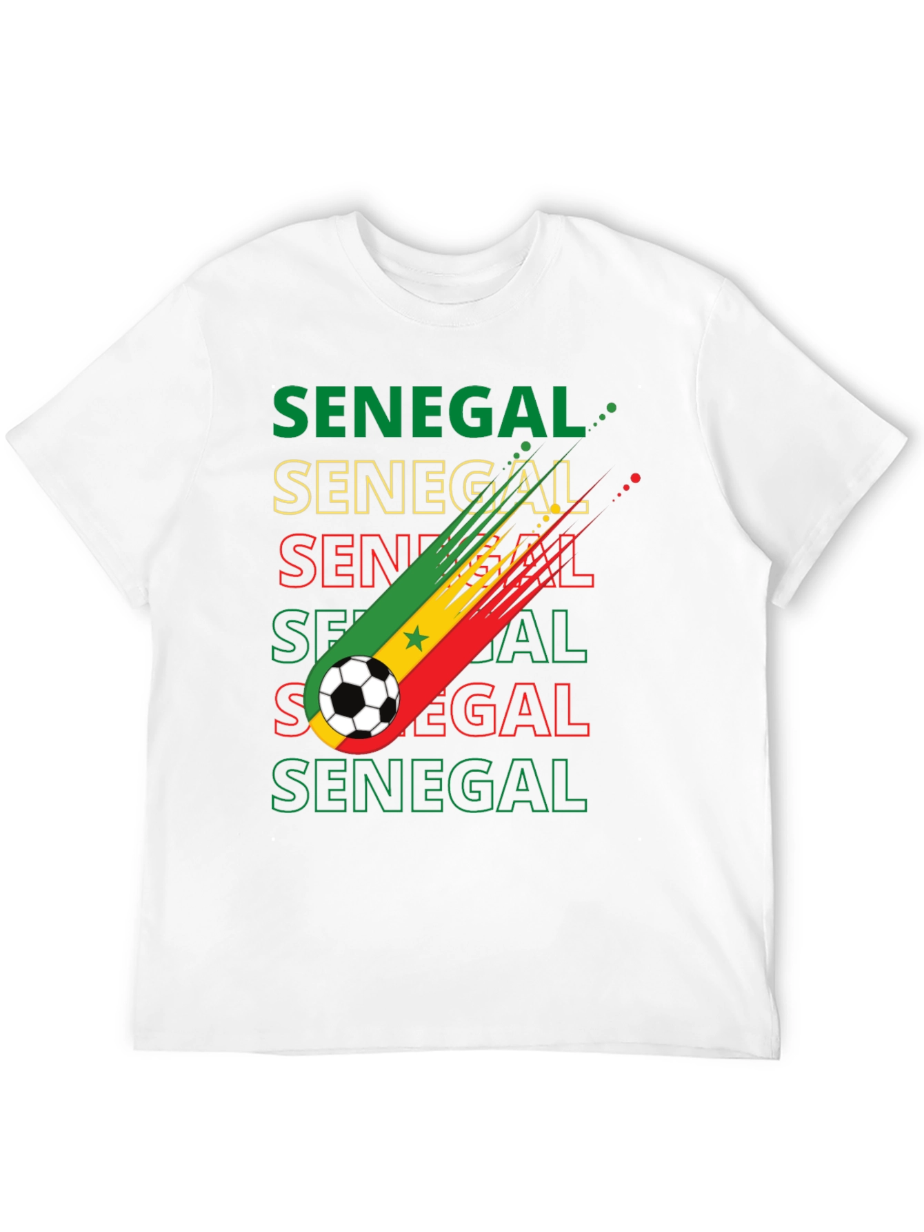 Senegal Soccer T-Shirt - Football Fan Apparel