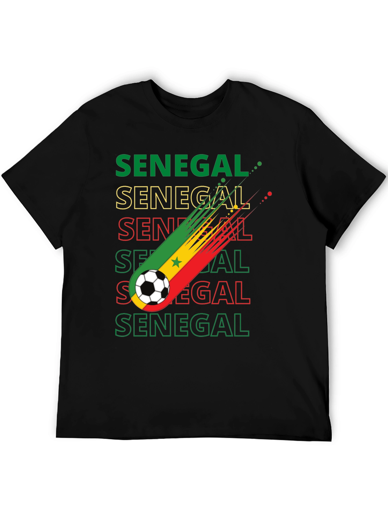 Senegal Soccer T-Shirt - Football Fan Apparel
