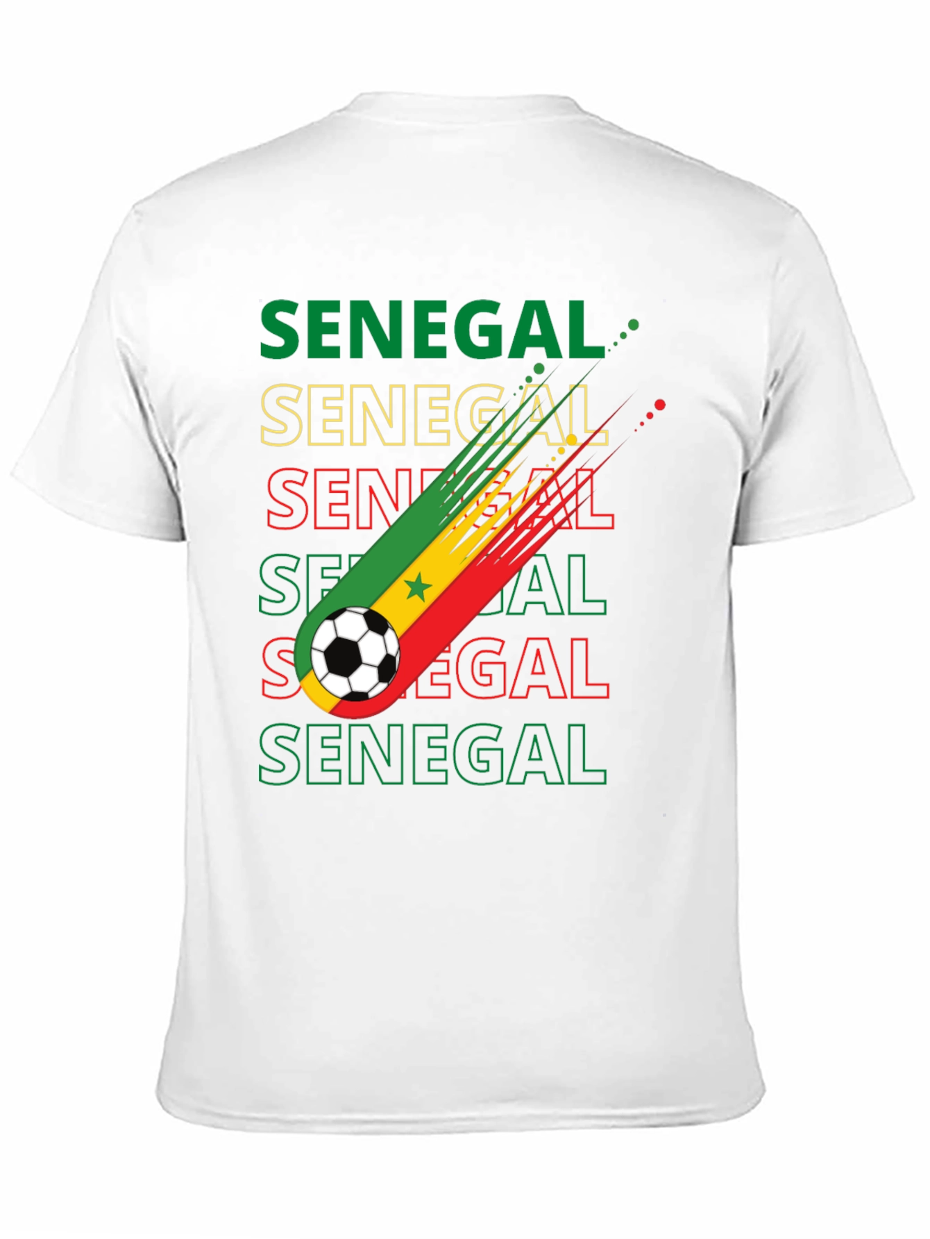 Senegal Soccer T-Shirt - Football Fan Apparel