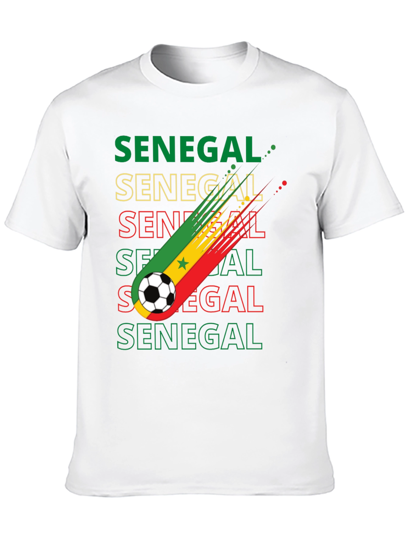 Senegal Soccer T-Shirt - Football Fan Apparel