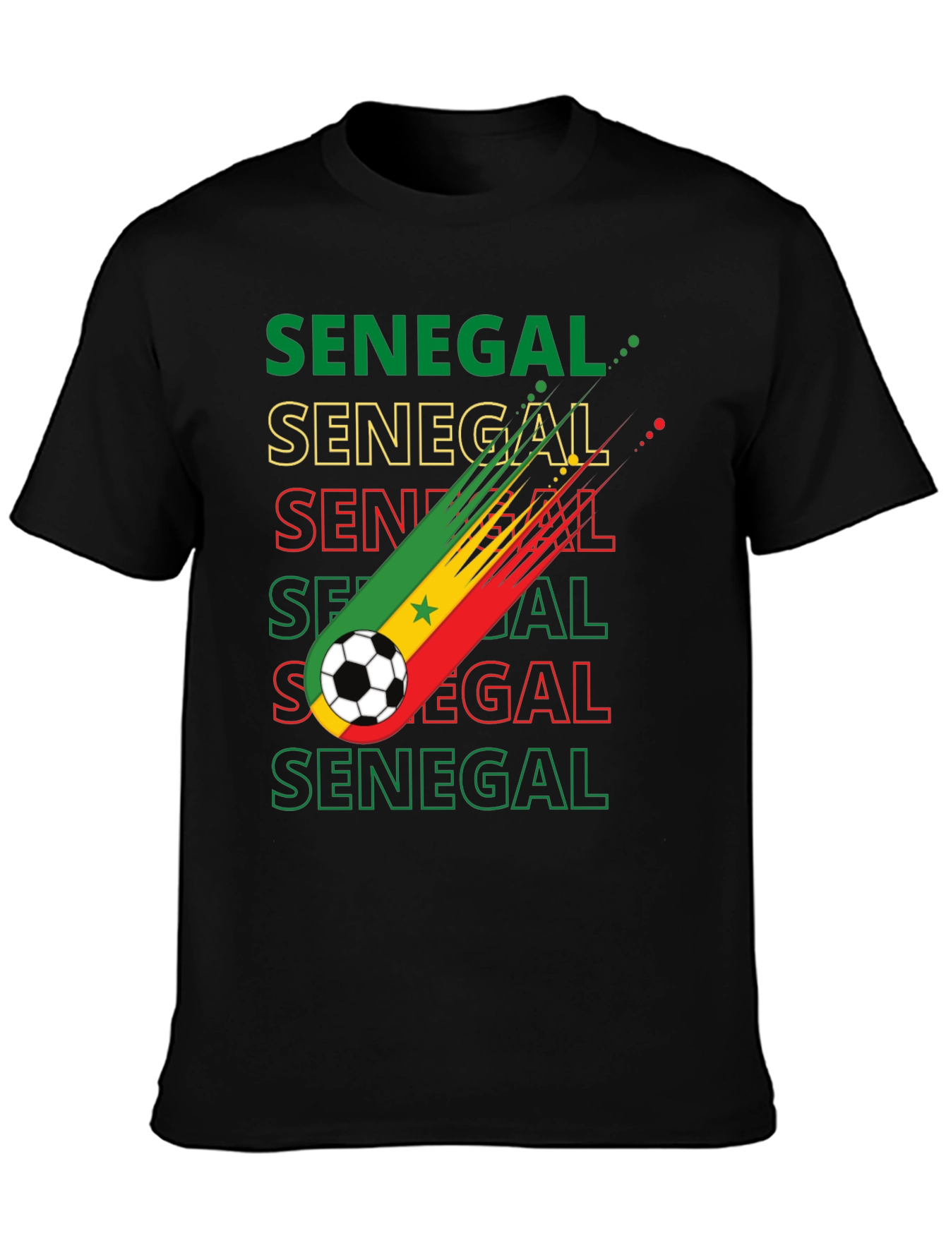 Senegal Soccer T-Shirt - Football Fan Apparel