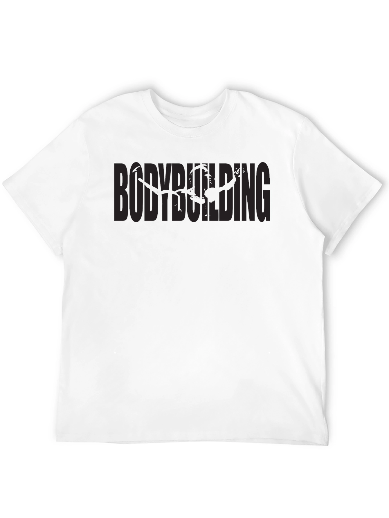 Bodybuilding Graphic Tee - Black Gym T-Shirt