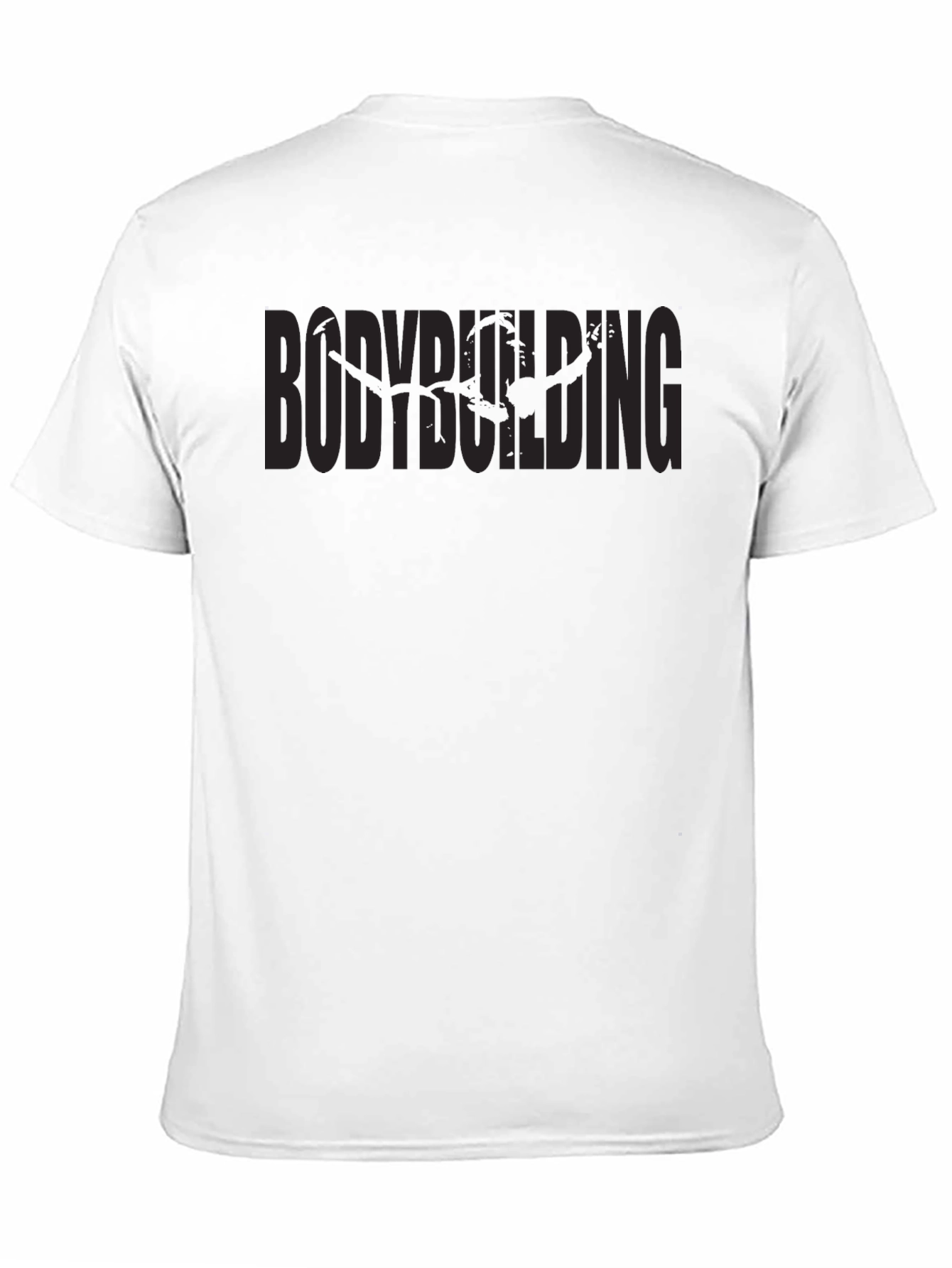 Bodybuilding Graphic Tee - Black Gym T-Shirt