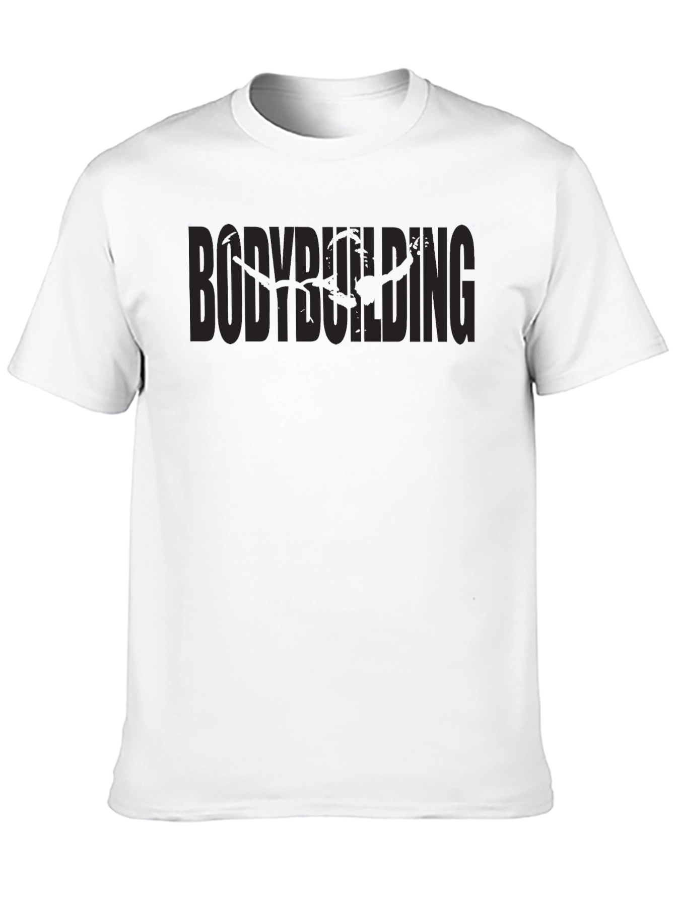 Bodybuilding Graphic Tee - Black Gym T-Shirt
