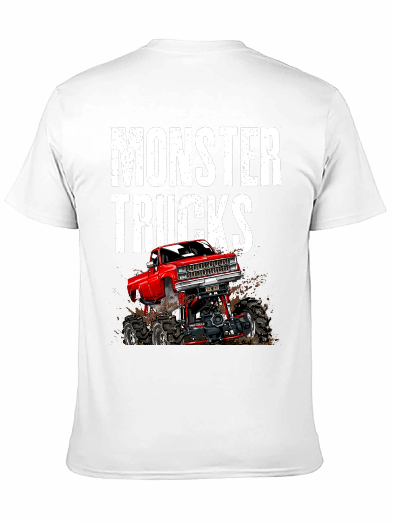 Monster Truck Graphic Tee - Bold Black Cotton T-Shirt