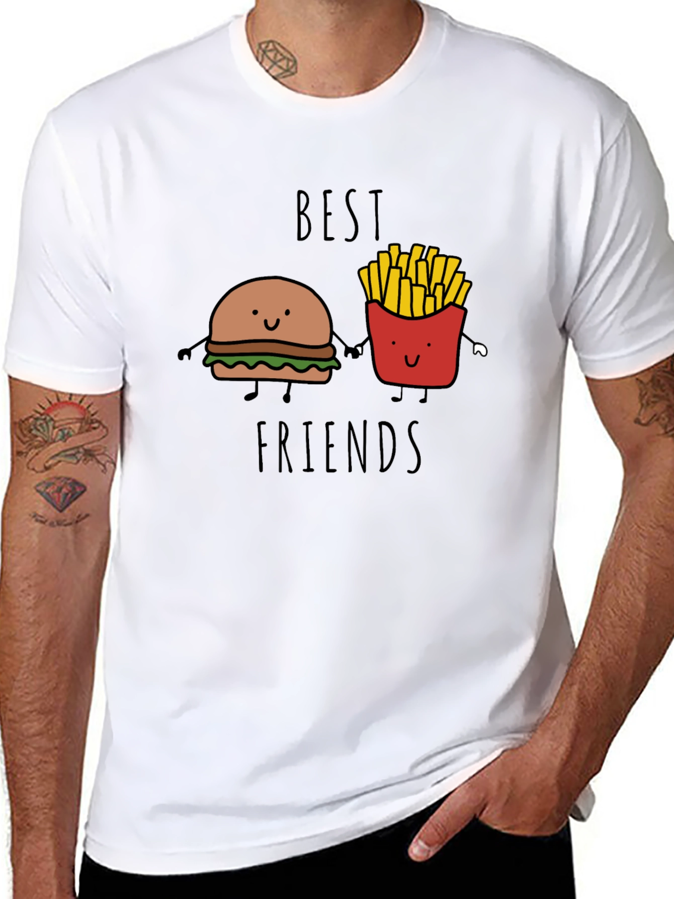 Best Friends Burger & Fries Graphic Tee