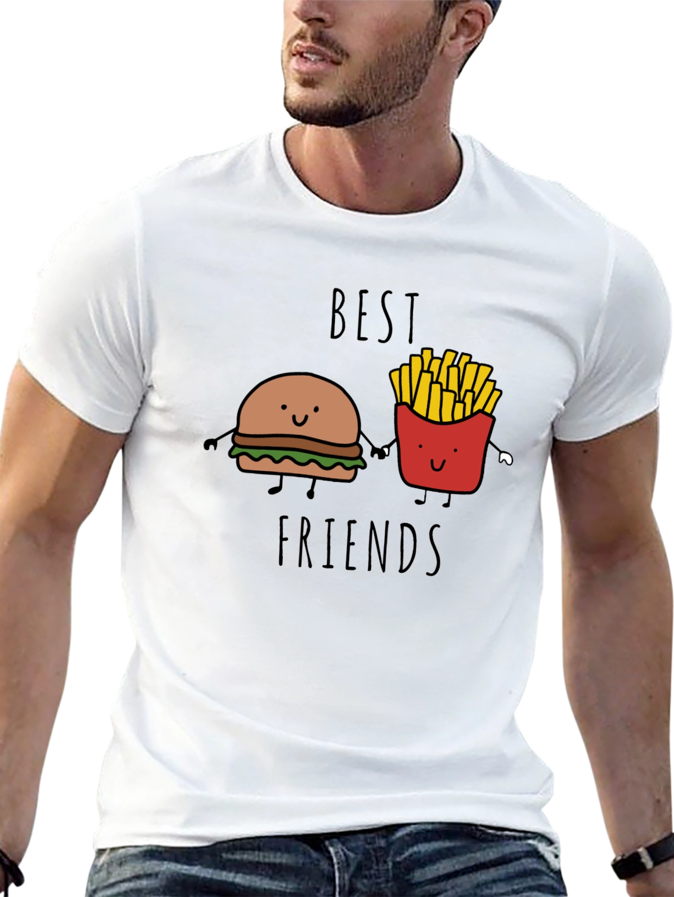 Best Friends Burger & Fries Graphic Tee