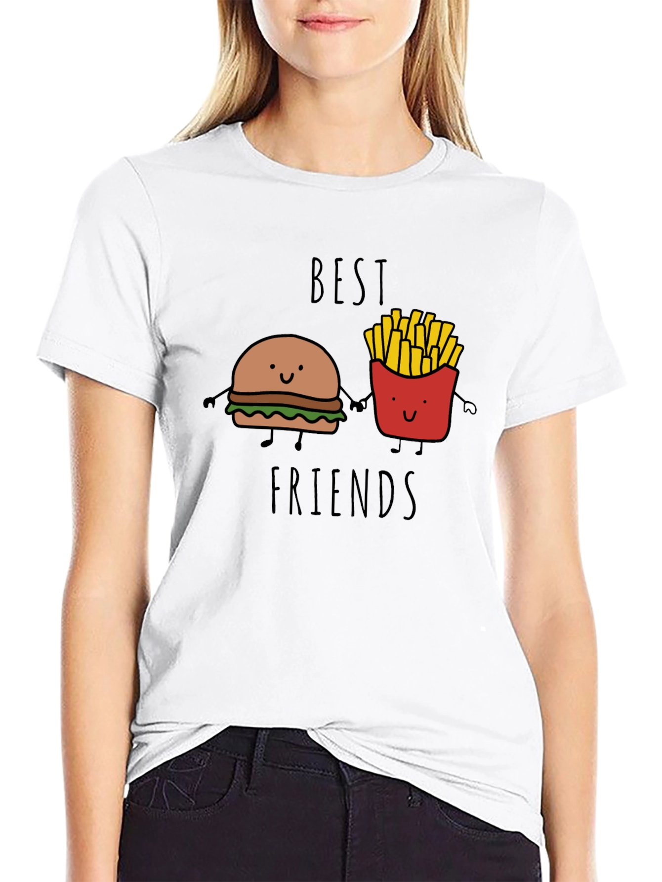 Best Friends Burger & Fries Graphic Tee
