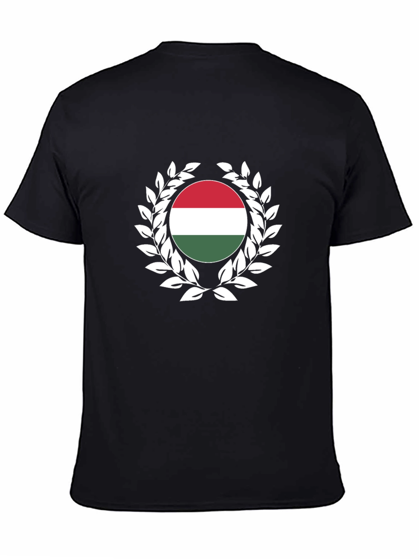 Hungary Flag Laurel Wreath T-Shirt