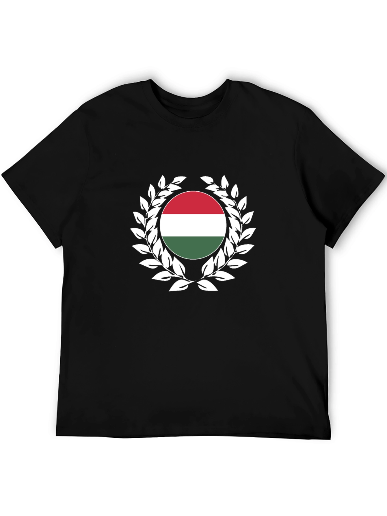 Hungary Flag Laurel Wreath T-Shirt