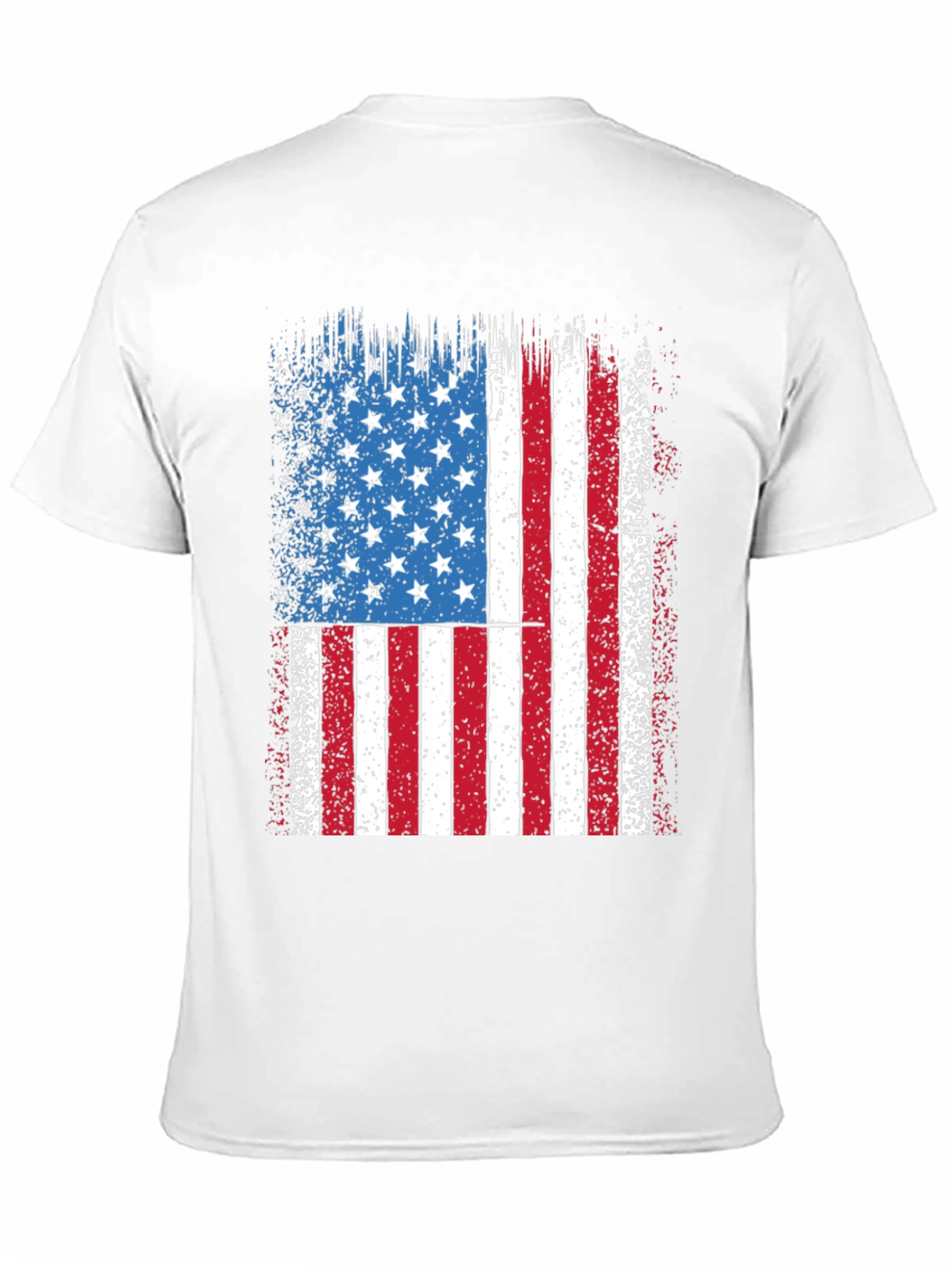 American Flag Distressed Graphic Tee