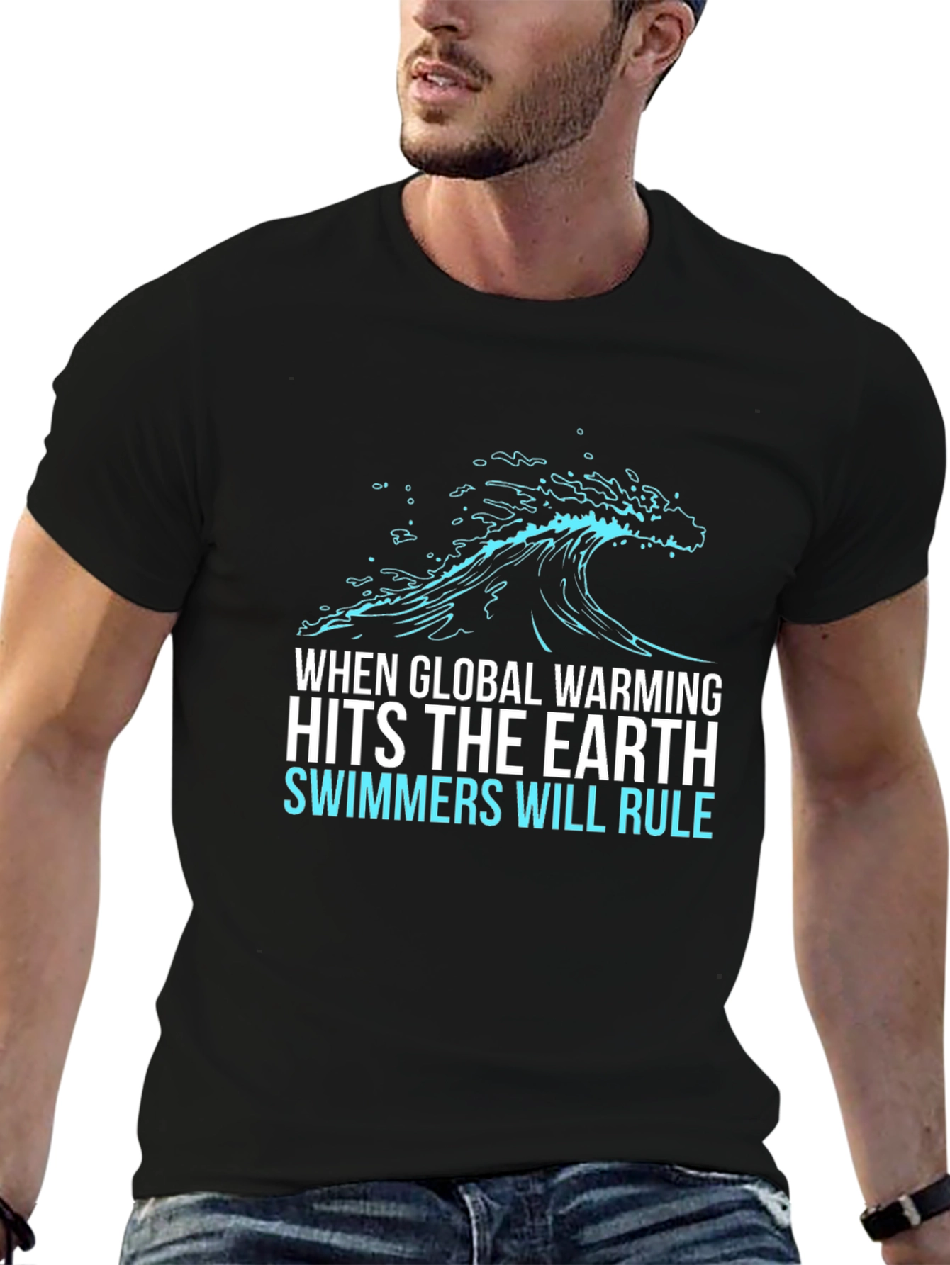 Global Warming Swimmers T-Shirt