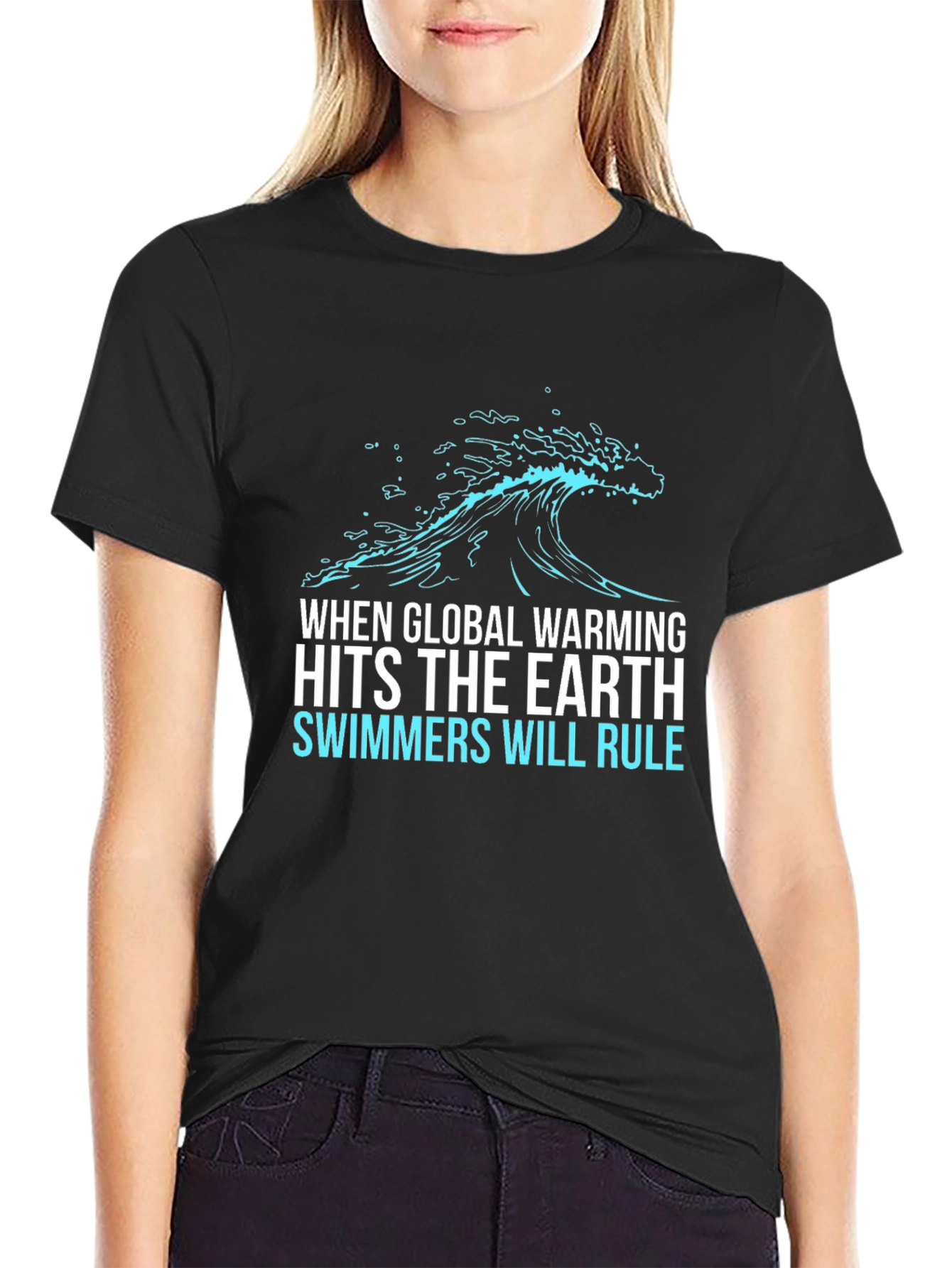 Global Warming Swimmers T-Shirt